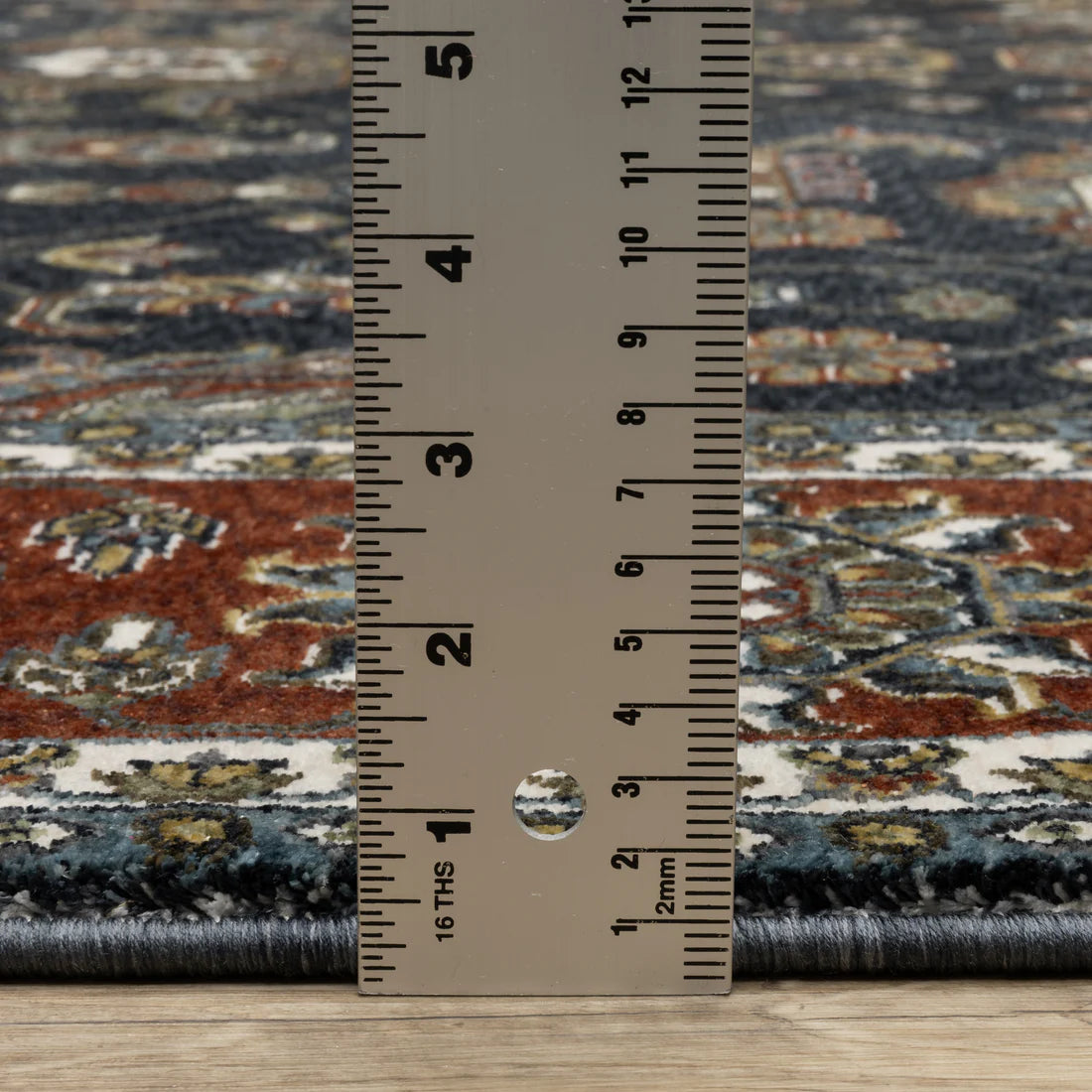 Oriental Weavers Vivian VI05A Navy/Red Area Rug