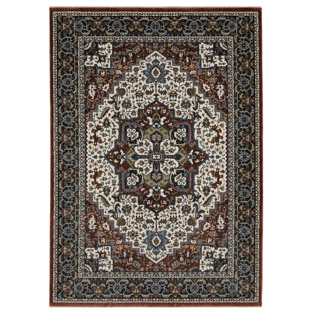 Oriental Weavers Vivian VI06A Red/Multi Area Rug