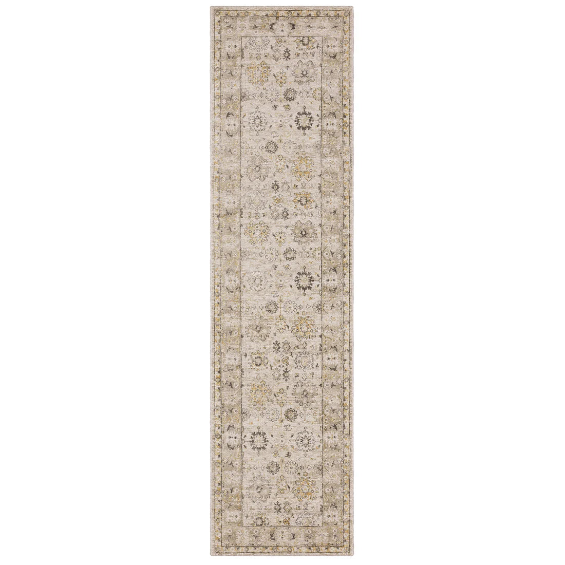 Oriental Weavers Windham WIN02 Beige/Gold Area Rug