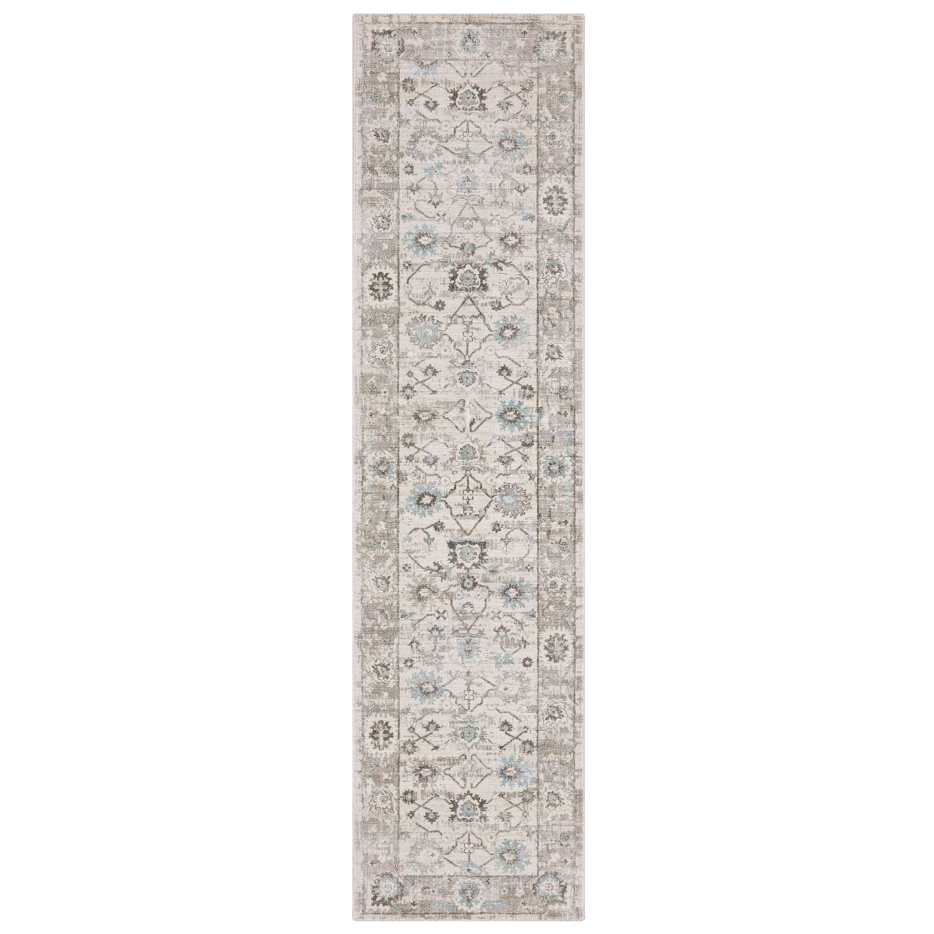 Oriental Weavers Windham WIN04 Ivory/Blue Area Rug
