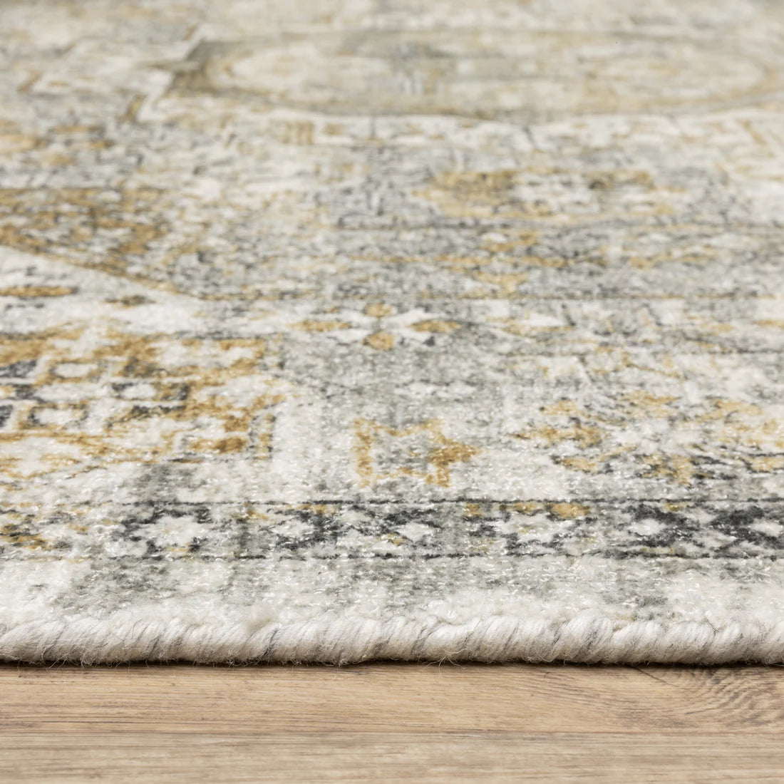 Oriental Weavers Windham WIN05 Grey/Gold Area Rug