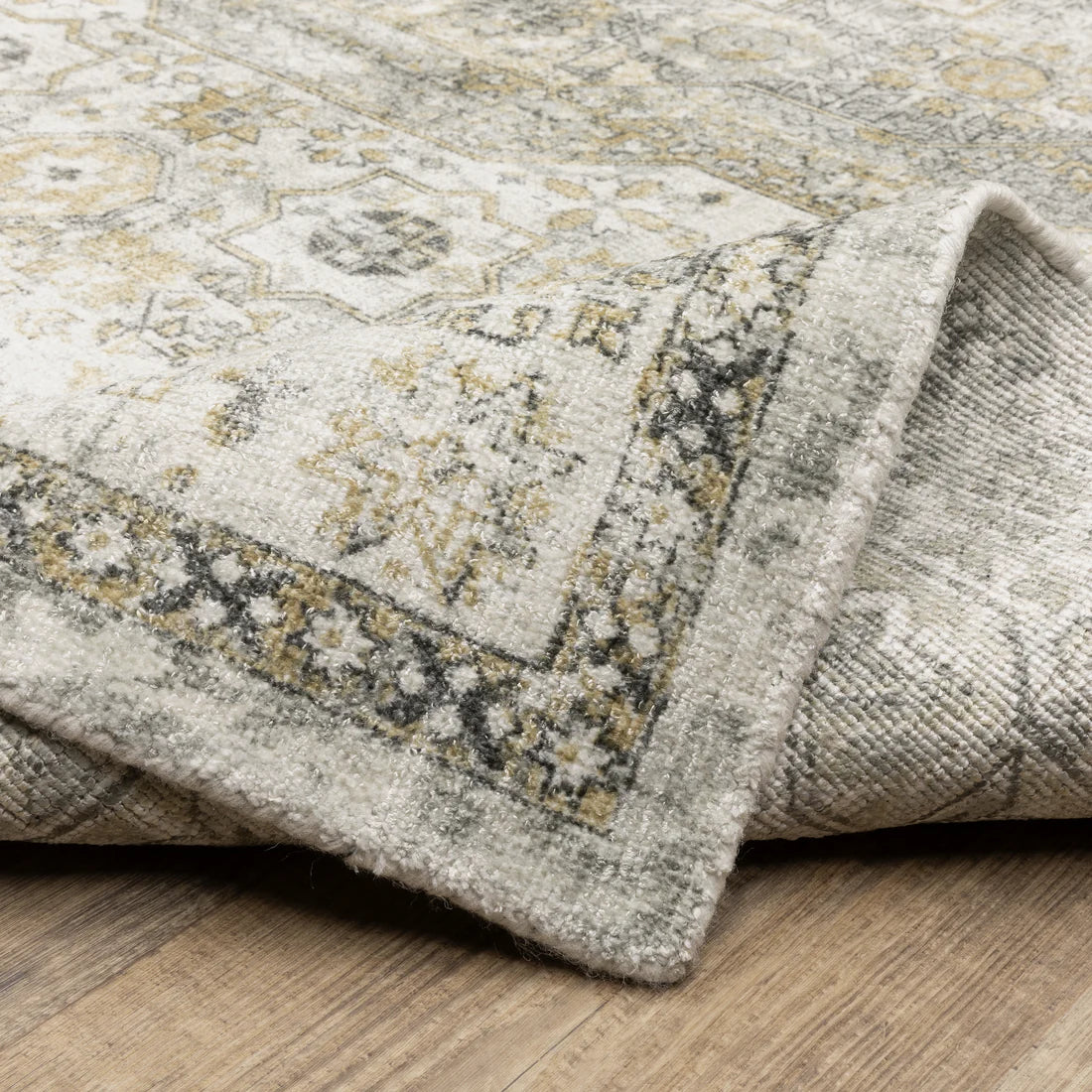 Oriental Weavers Windham WIN05 Grey/Gold Area Rug