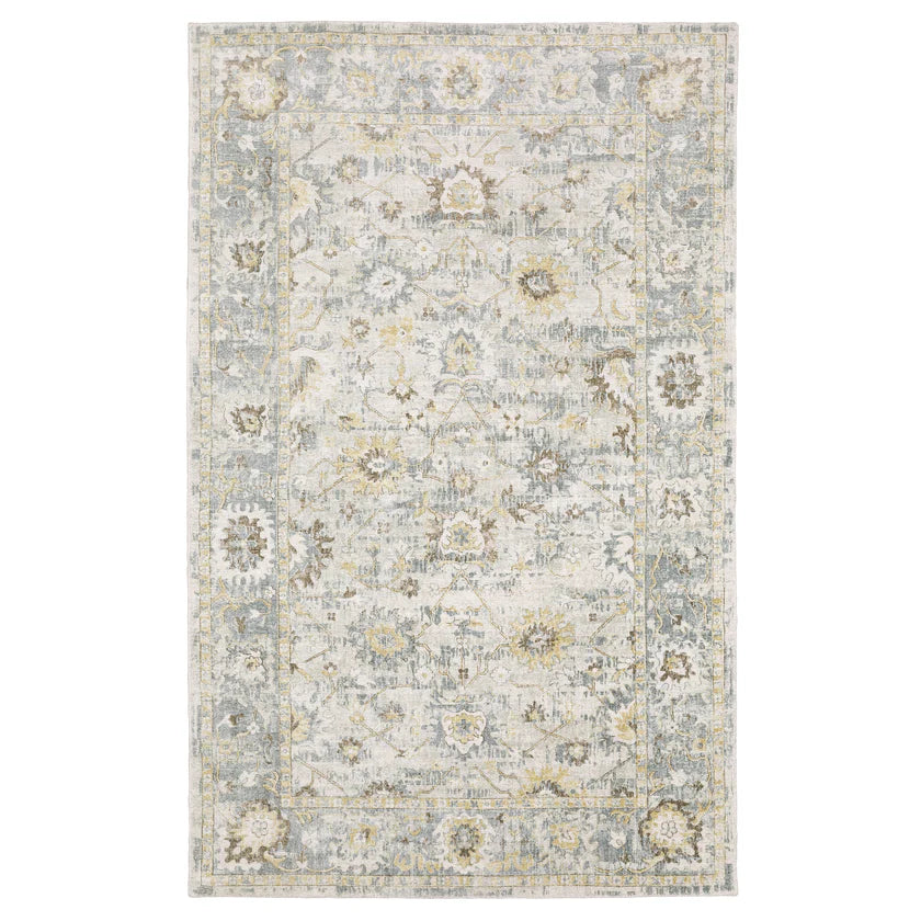 Oriental Weavers Windham WIN06 Ivory/Blue Area Rug