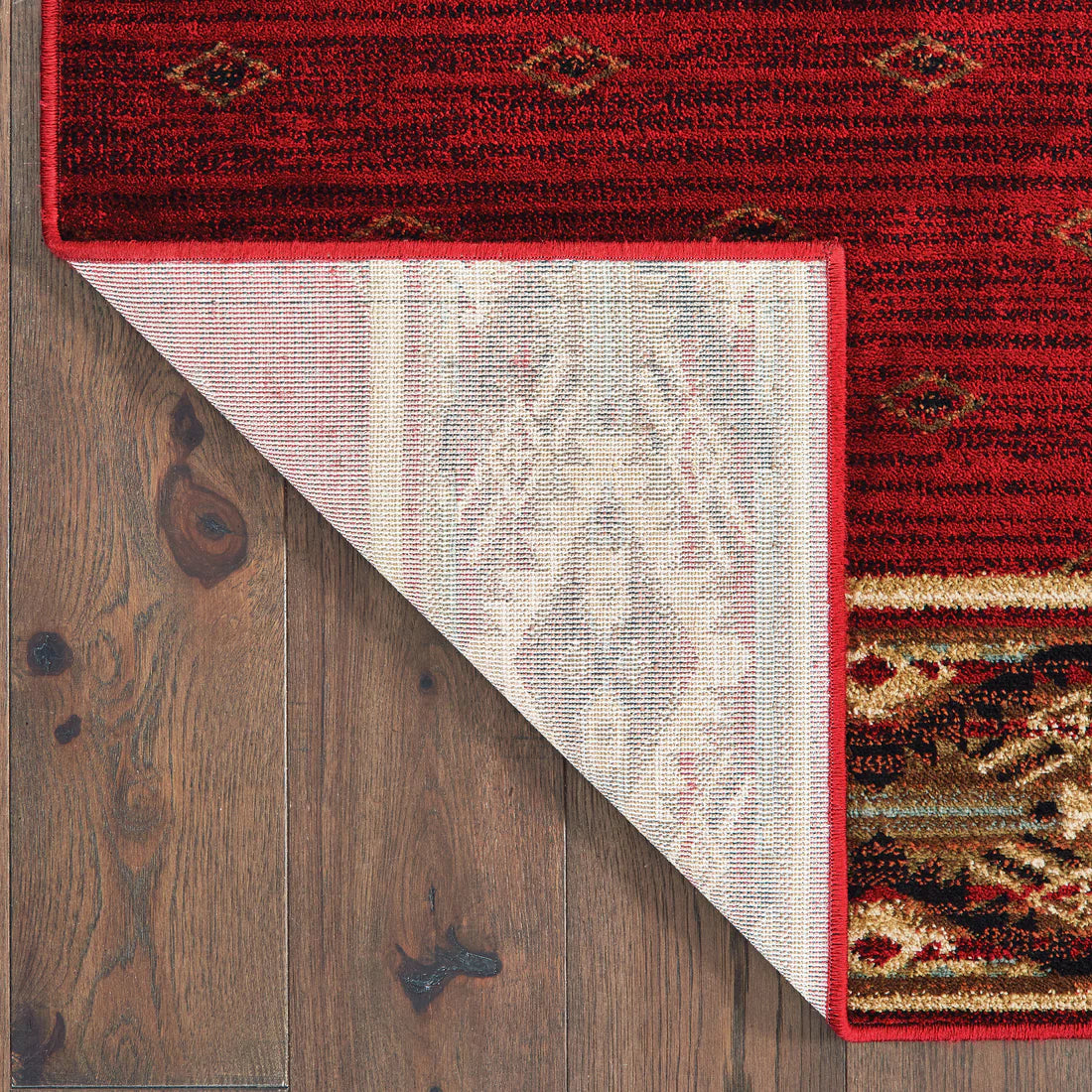 Oriental Weavers Woodlands 9652C Red/Gold Area Rug