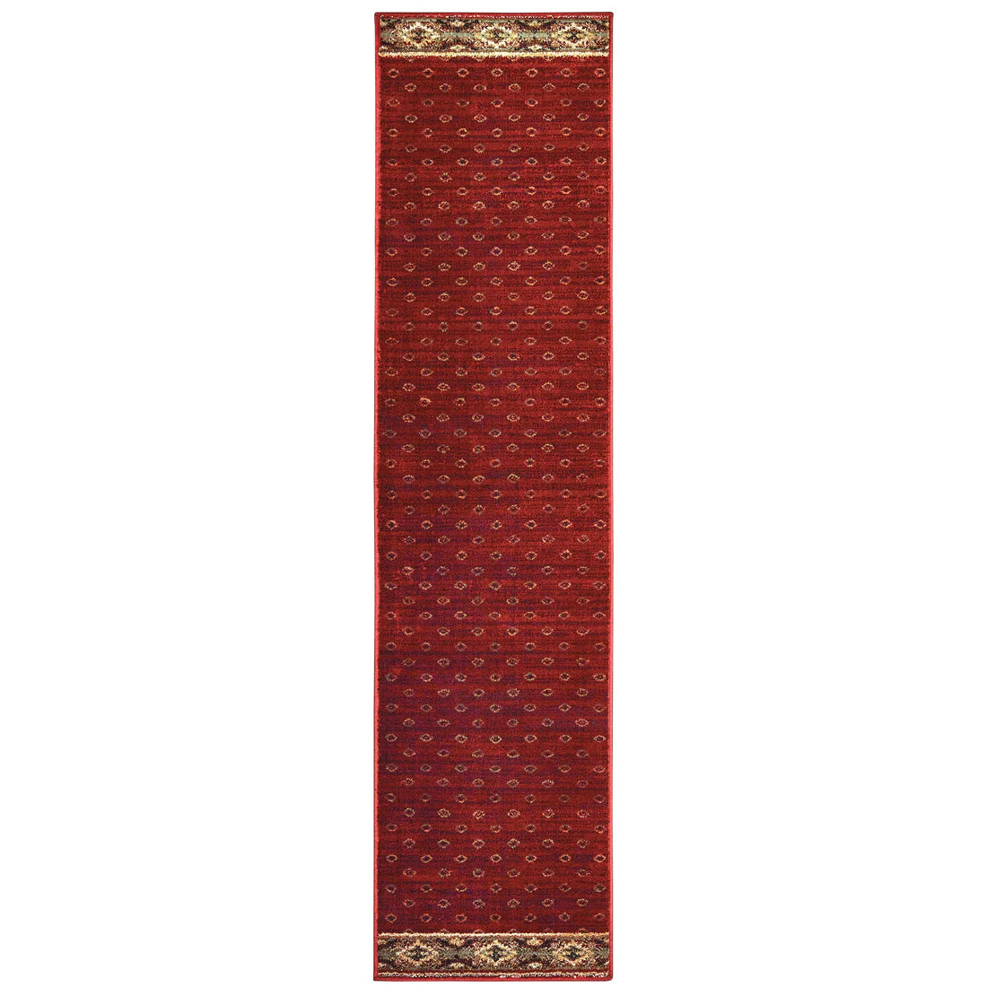 Oriental Weavers Woodlands 9652C Red/Gold Area Rug