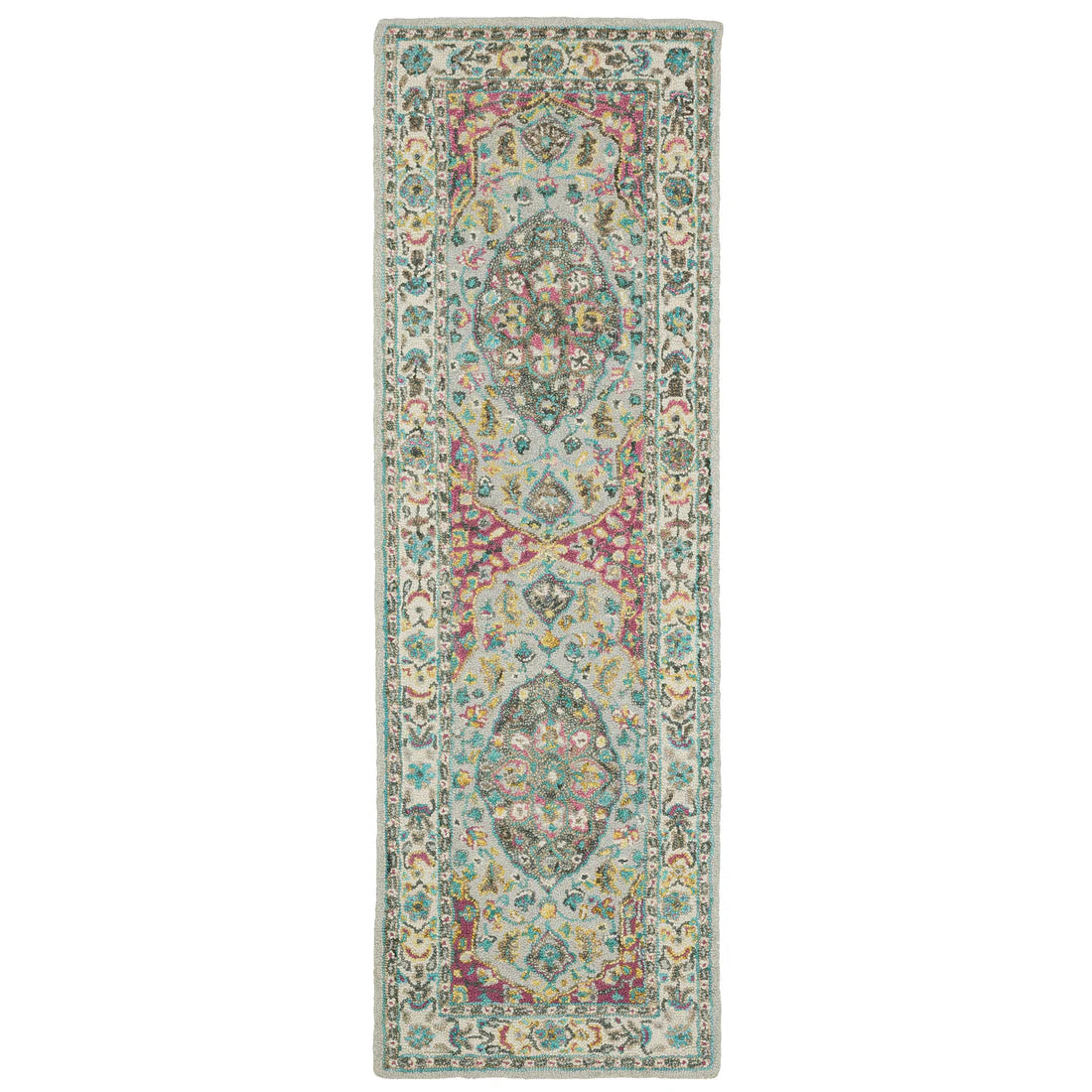 Oriental Weavers Zahra 75504 Grey/Pink Area Rug