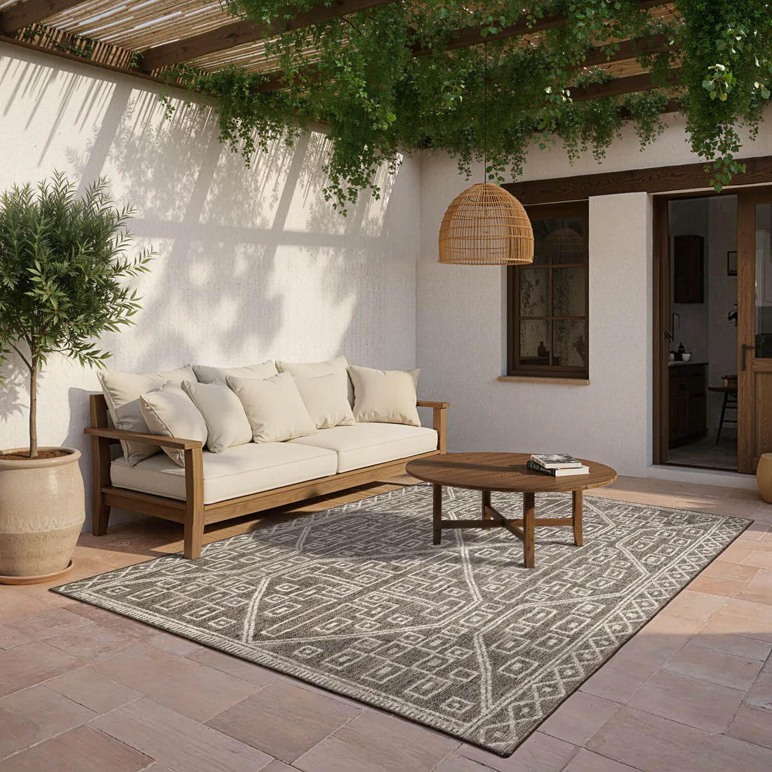 Oriental Weavers Zarina ZAR07 Brown/Beige Area Rug