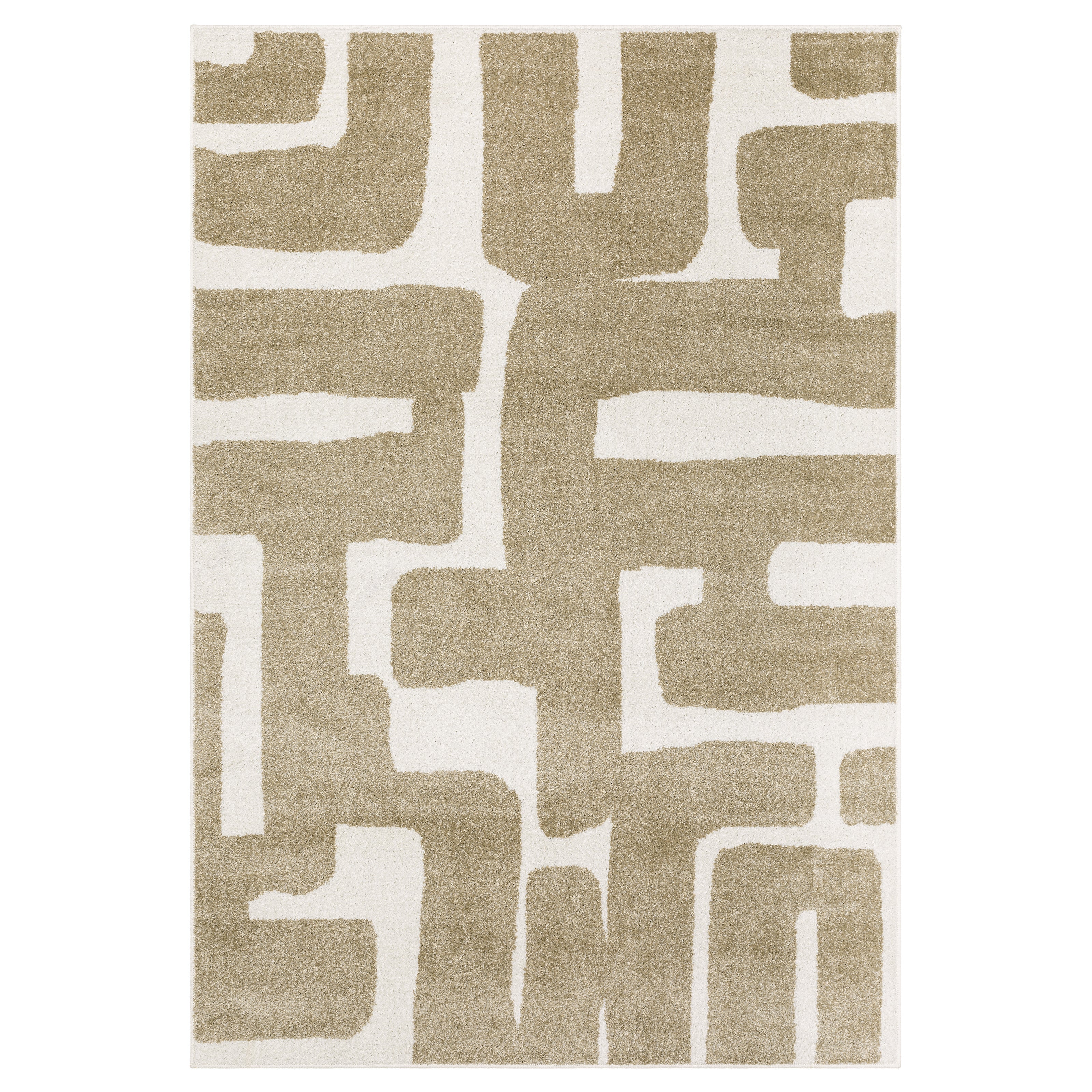 Oriental Weavers Quinn QUI10 Beige/Black Area Rug