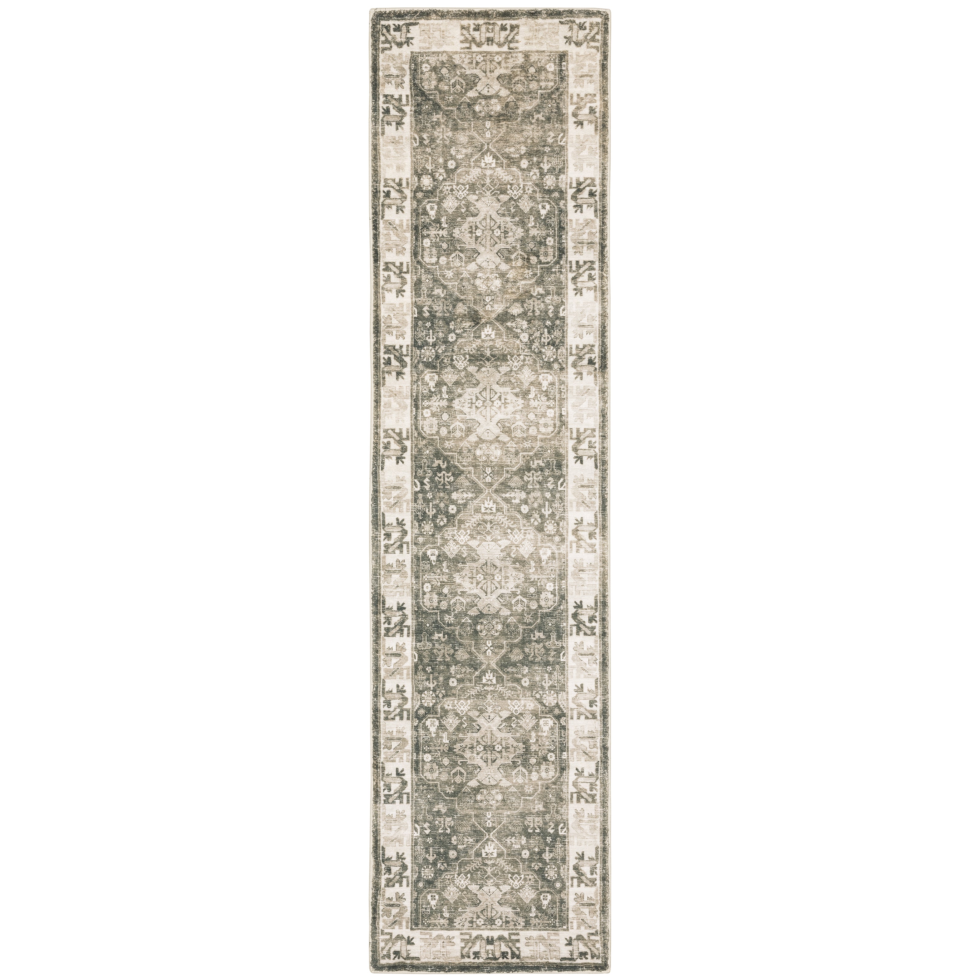 Oriental Weavers Savoy 28105 Charcoal/Ivory Area Rug