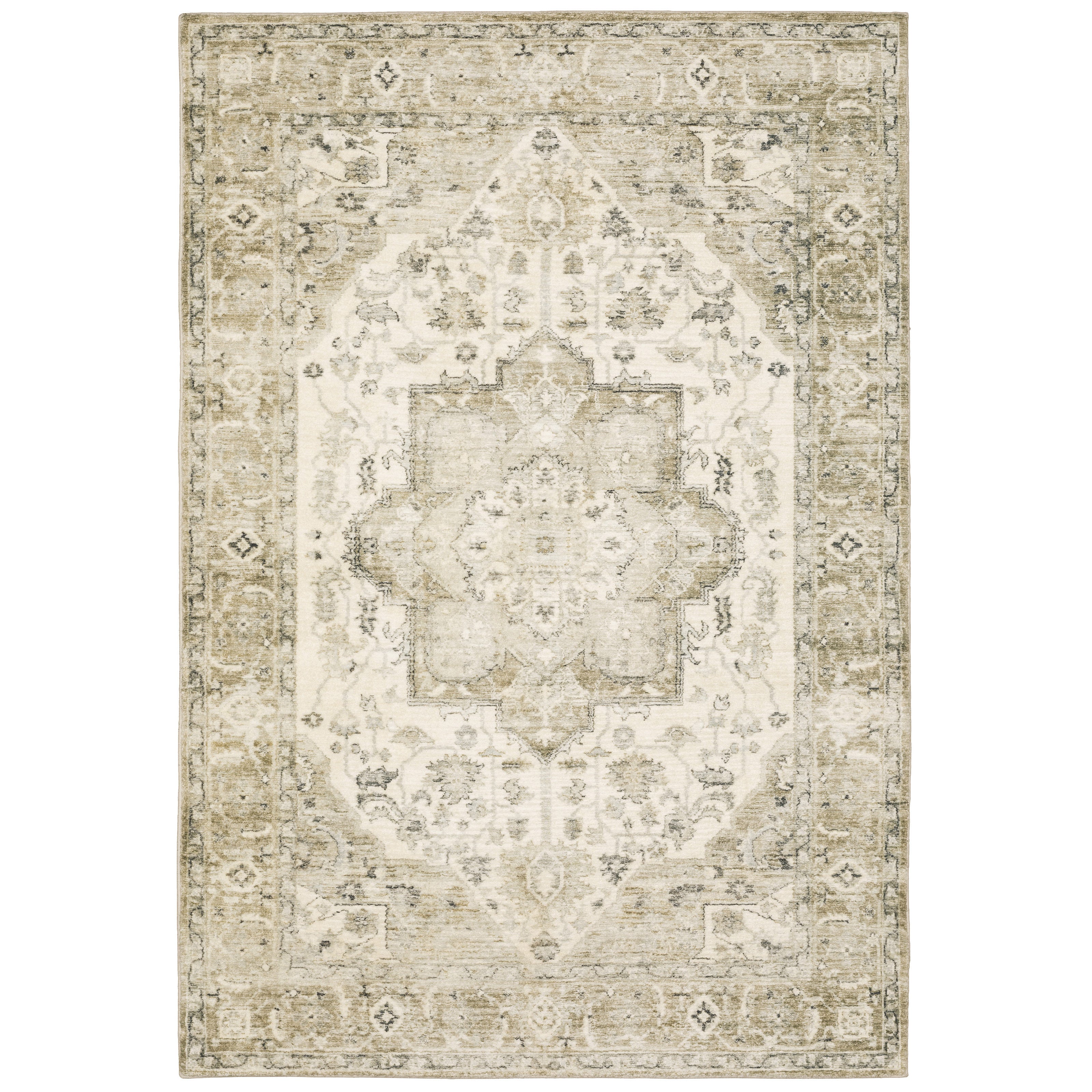 Oriental Weavers Savoy 28108 Green/Ivory Area Rug