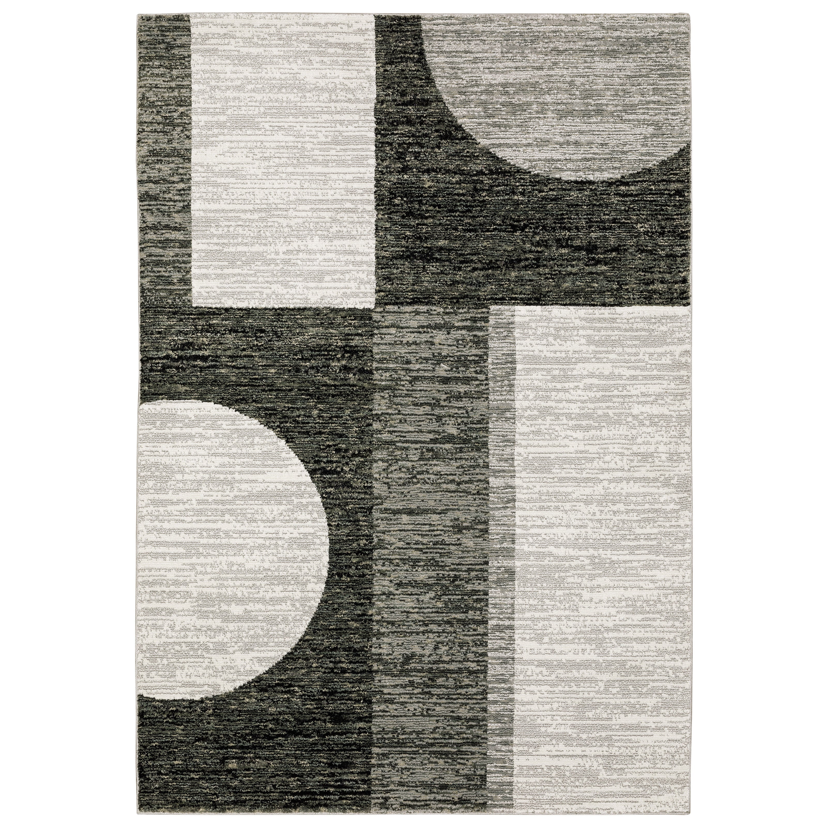 Oriental Weavers Strada STR06 Charcoal/Grey Area Rug