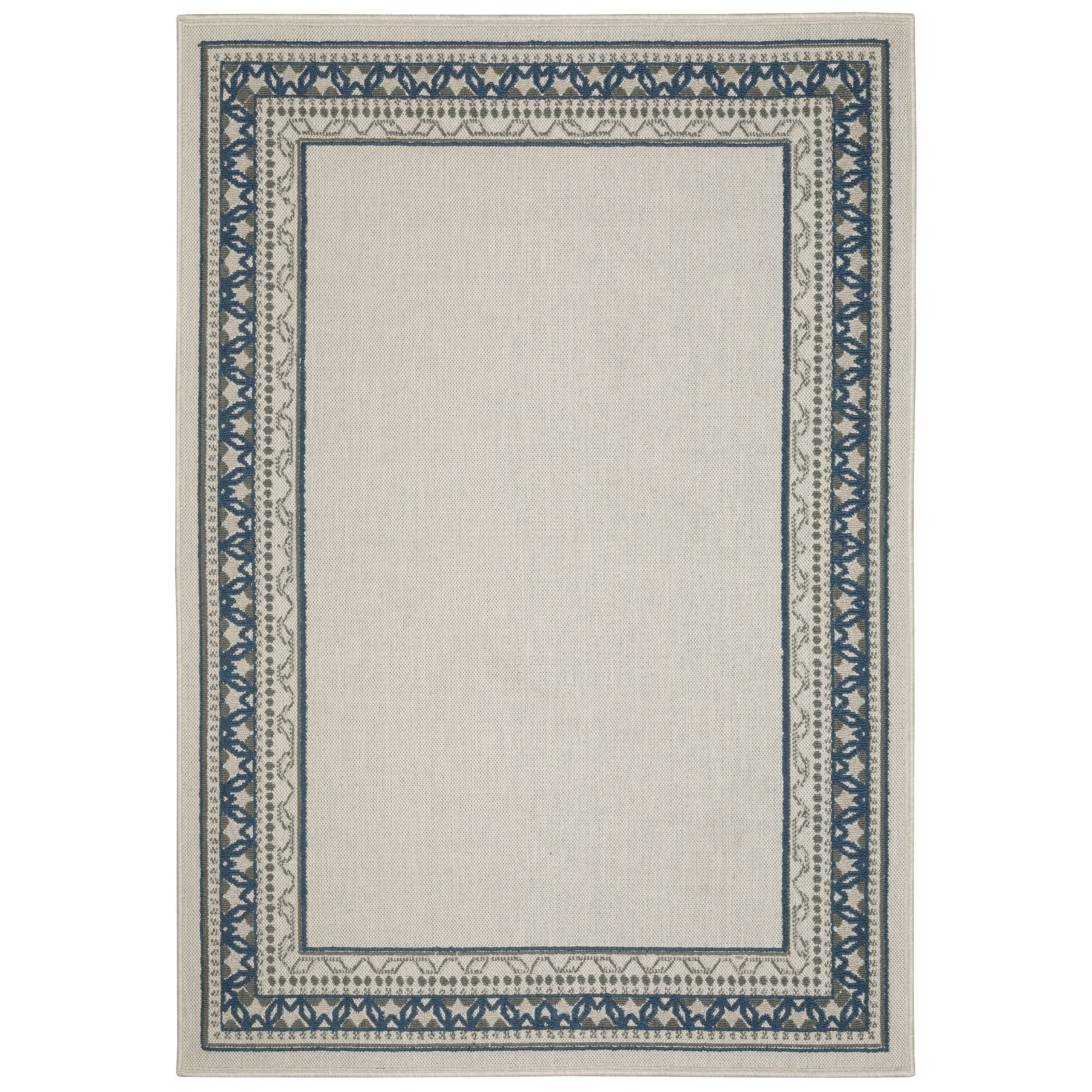 Oriental Weavers Torrey 8020W Beige/Blue Area Rug