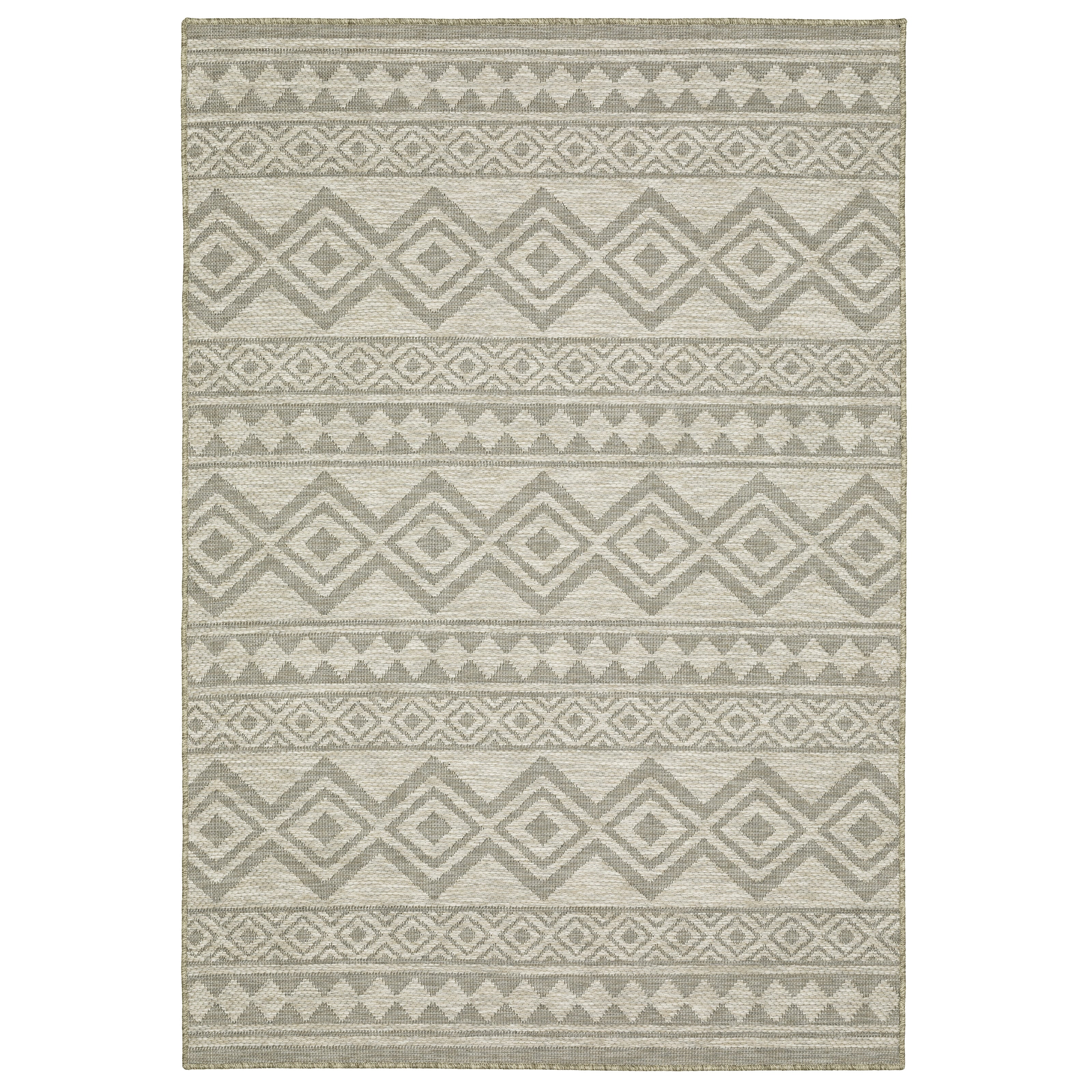 Oriental Weavers Tortuga TR03A Beige/Black Area Rug