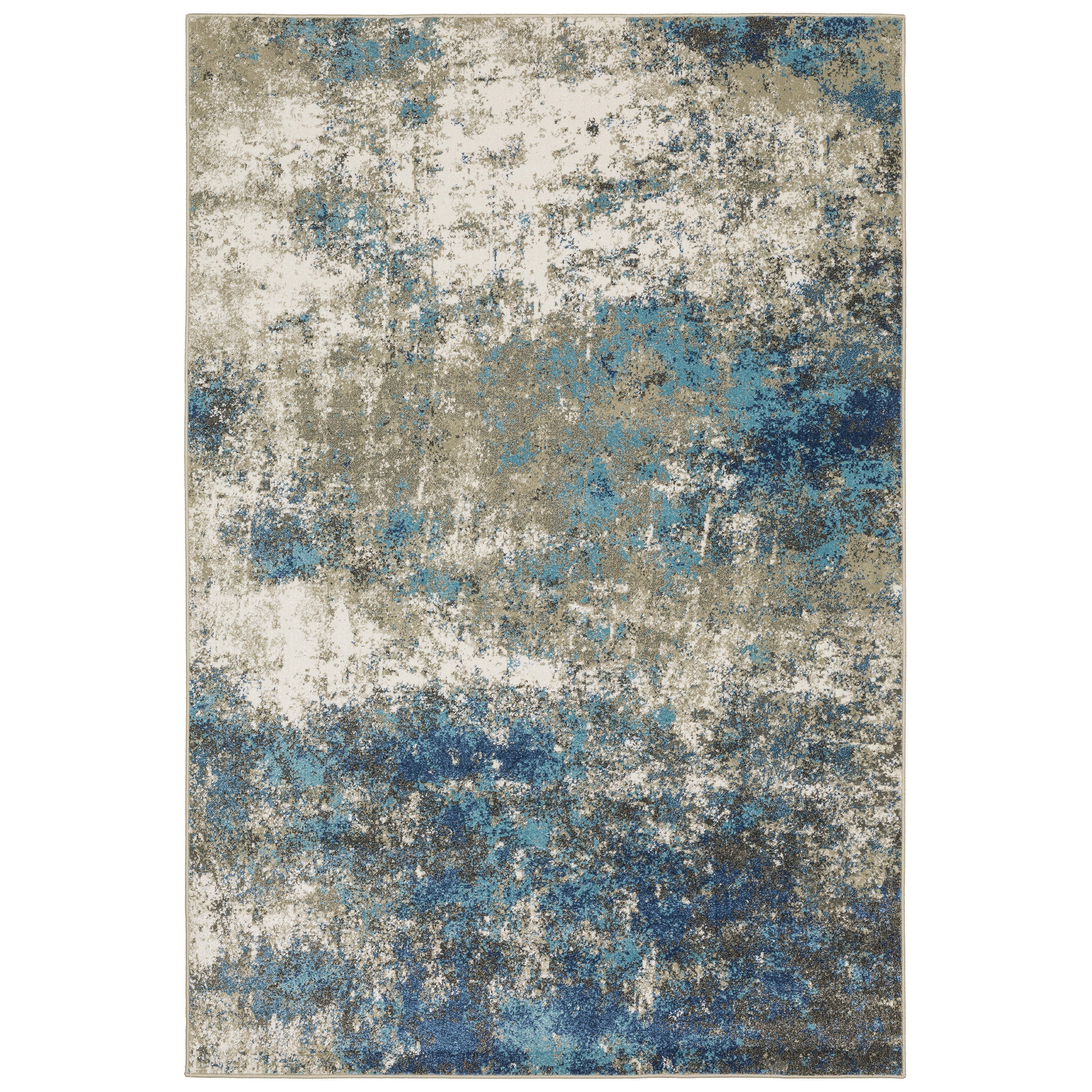Oriental Weavers Venice 4333B Charcoal/Blue Area Rug