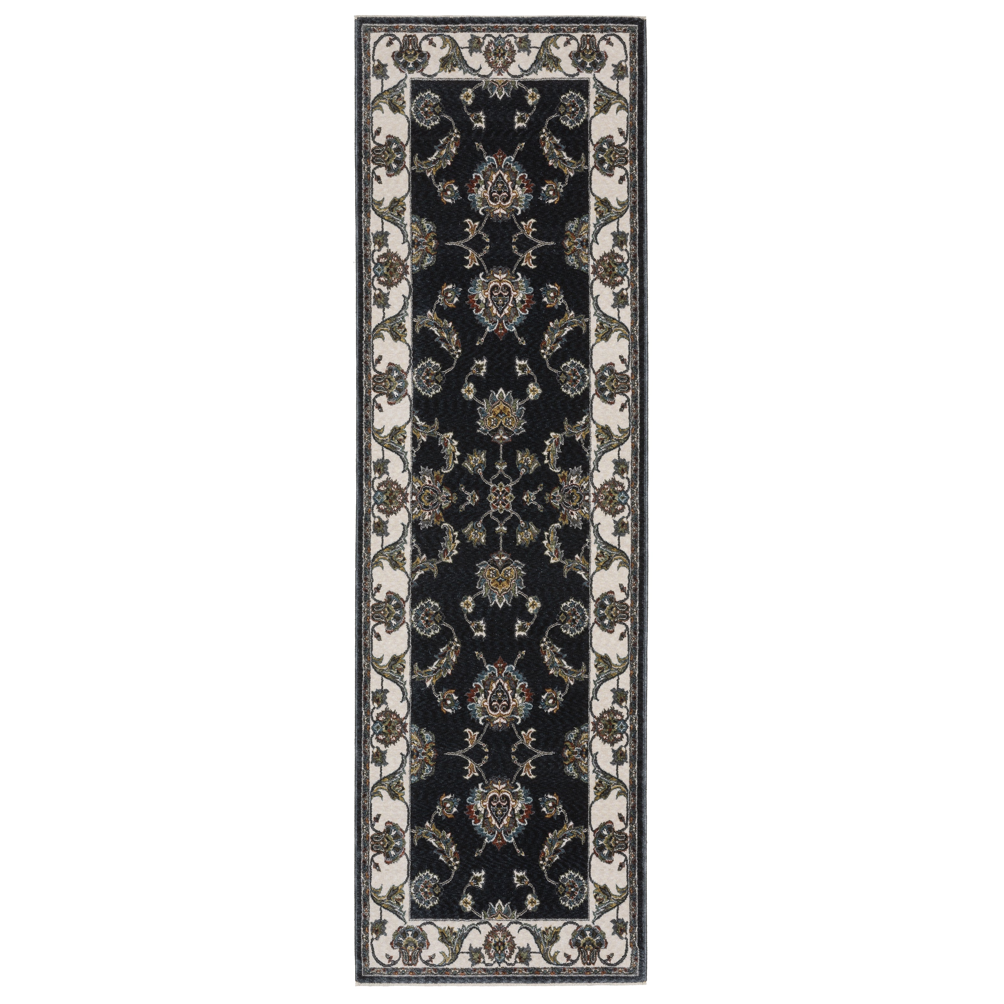 Oriental Weavers Vivian VI01B Navy/Ivory Area Rug