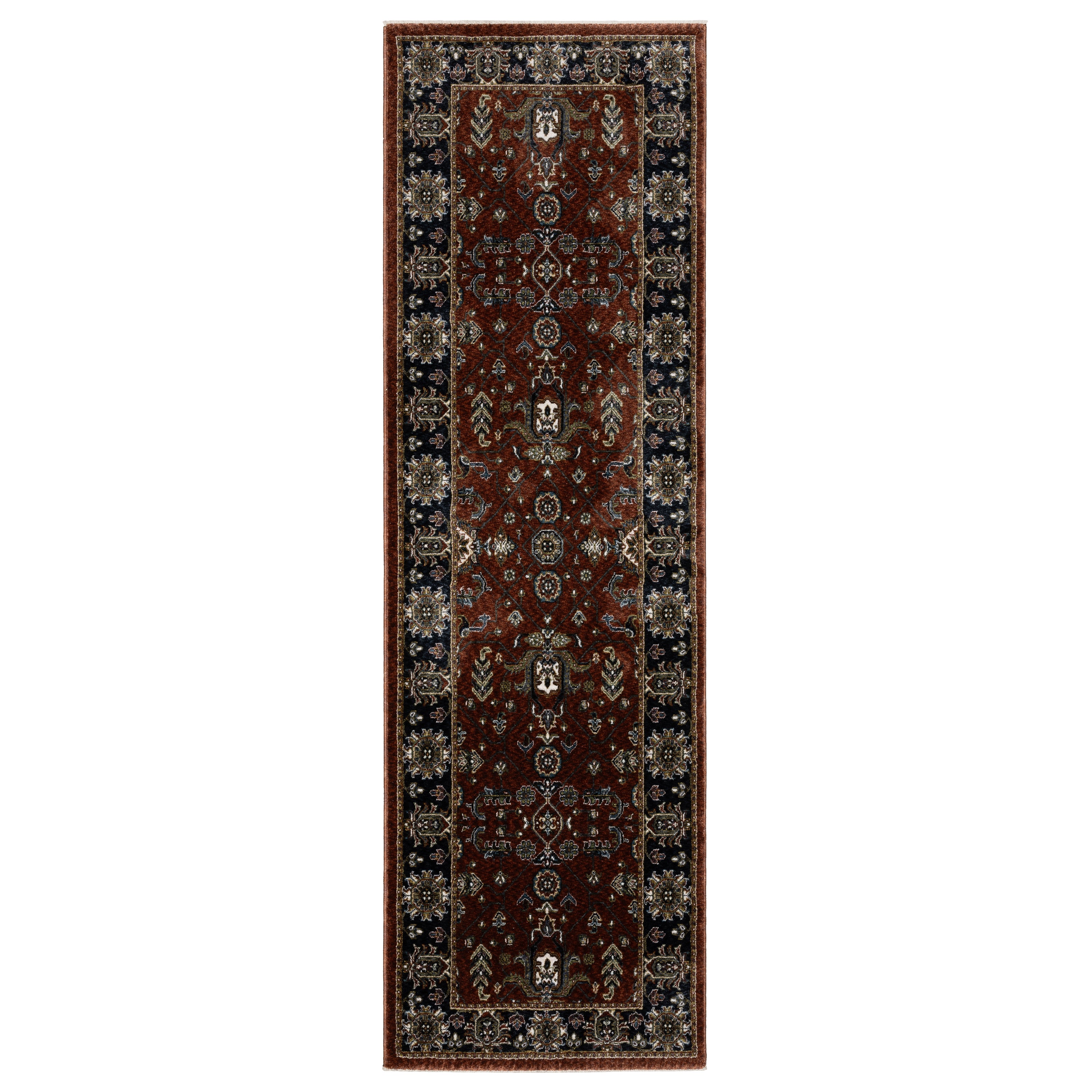 Oriental Weavers Vivian VI05X Red/Navy Area Rug