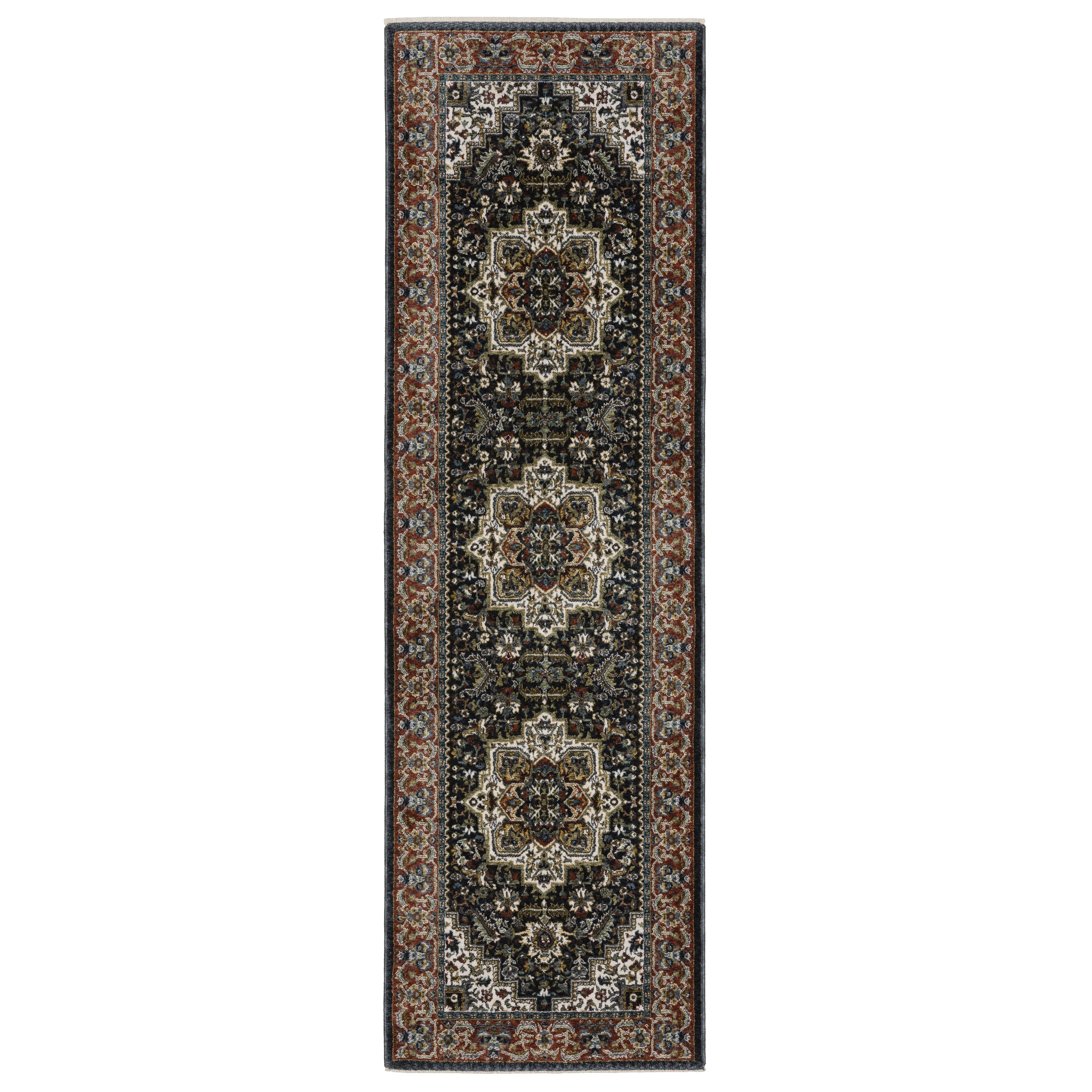Oriental Weavers Vivian VI06C Navy/Multi Area Rug