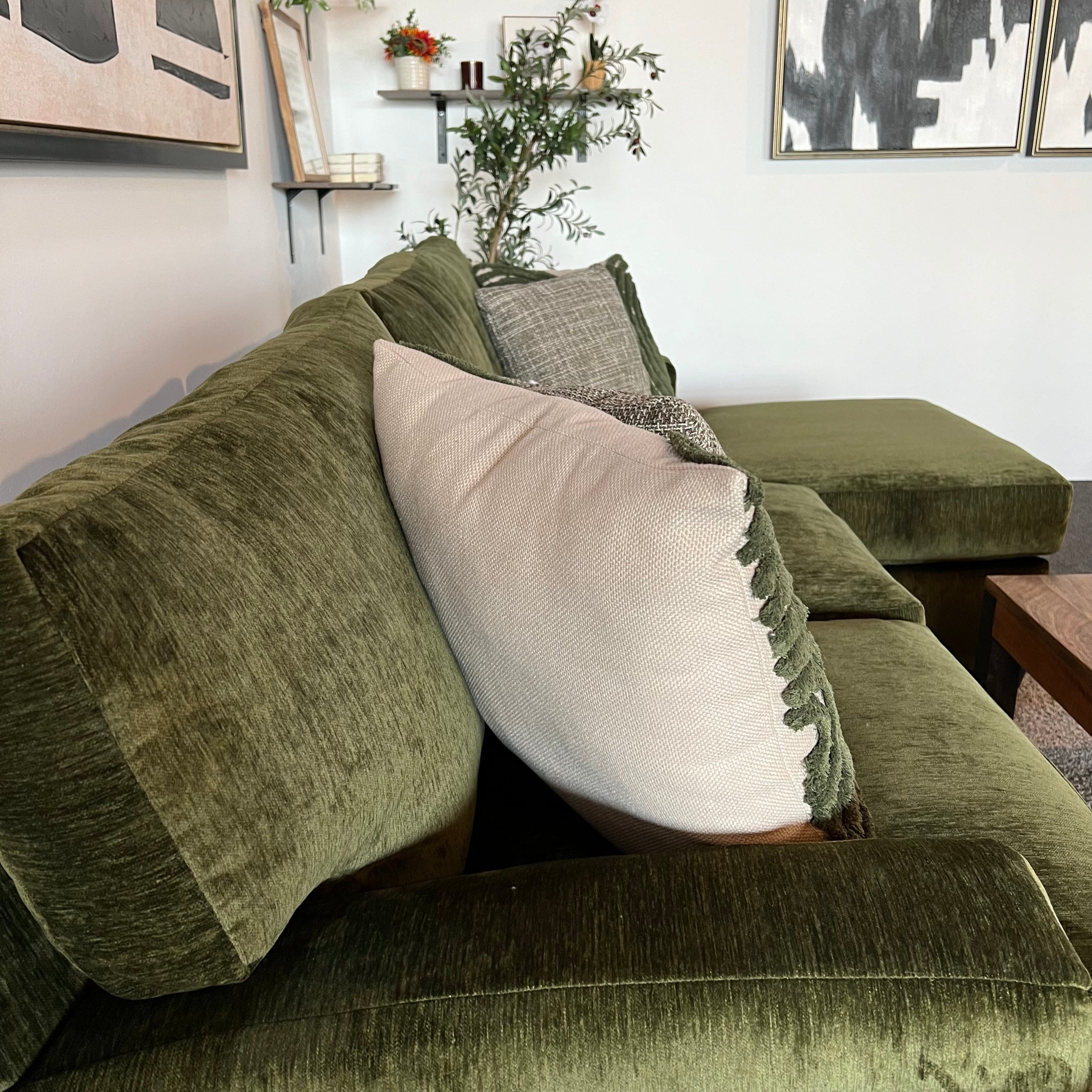 Loft Sectional Sofa with USB Chargers