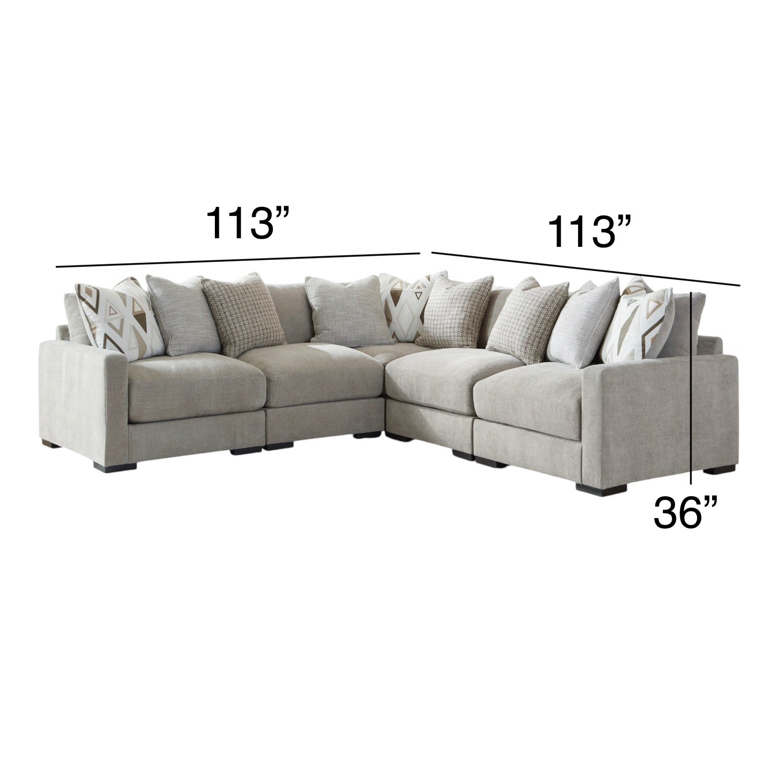 Jolie Sectional -Customizable