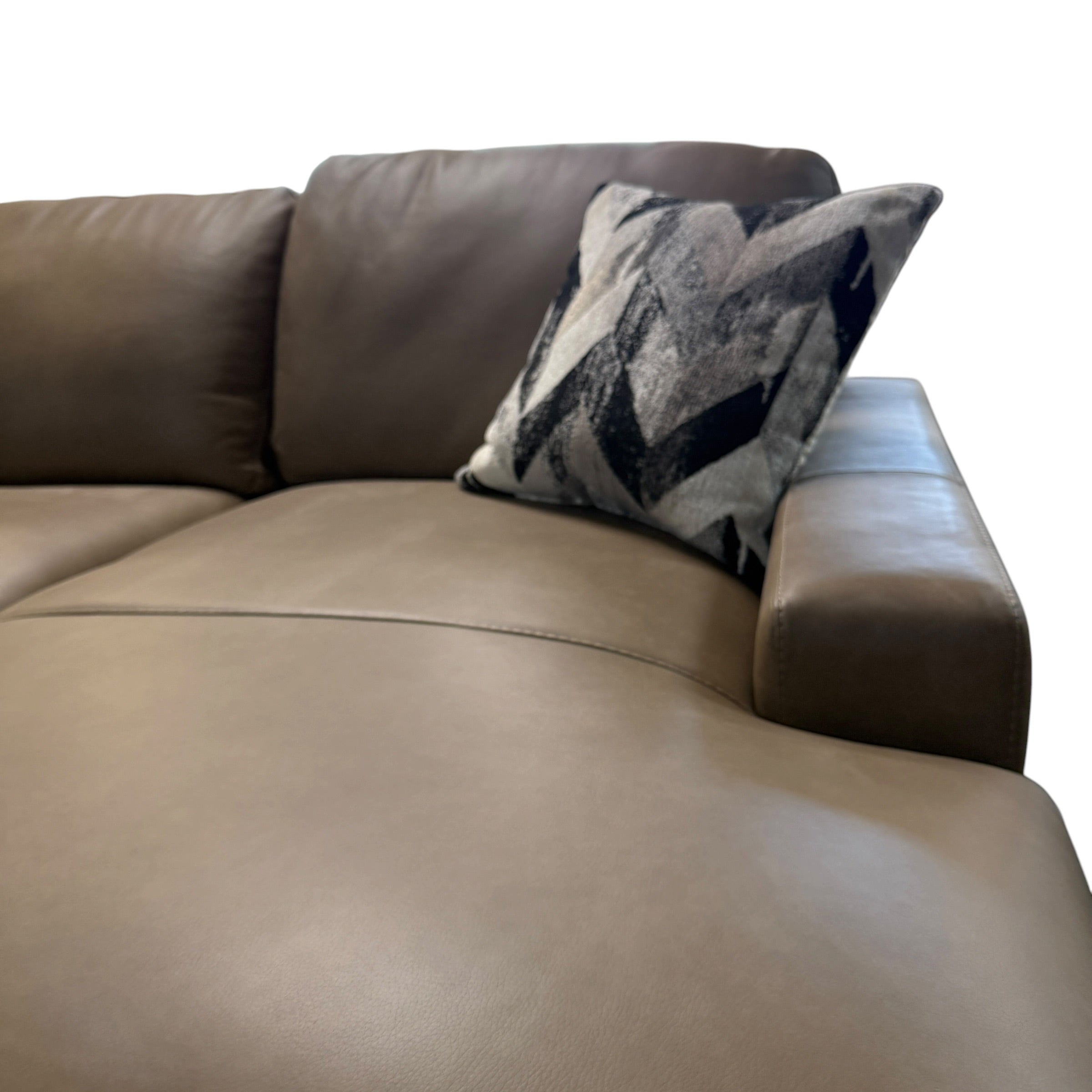 Corinne Leather Sectional