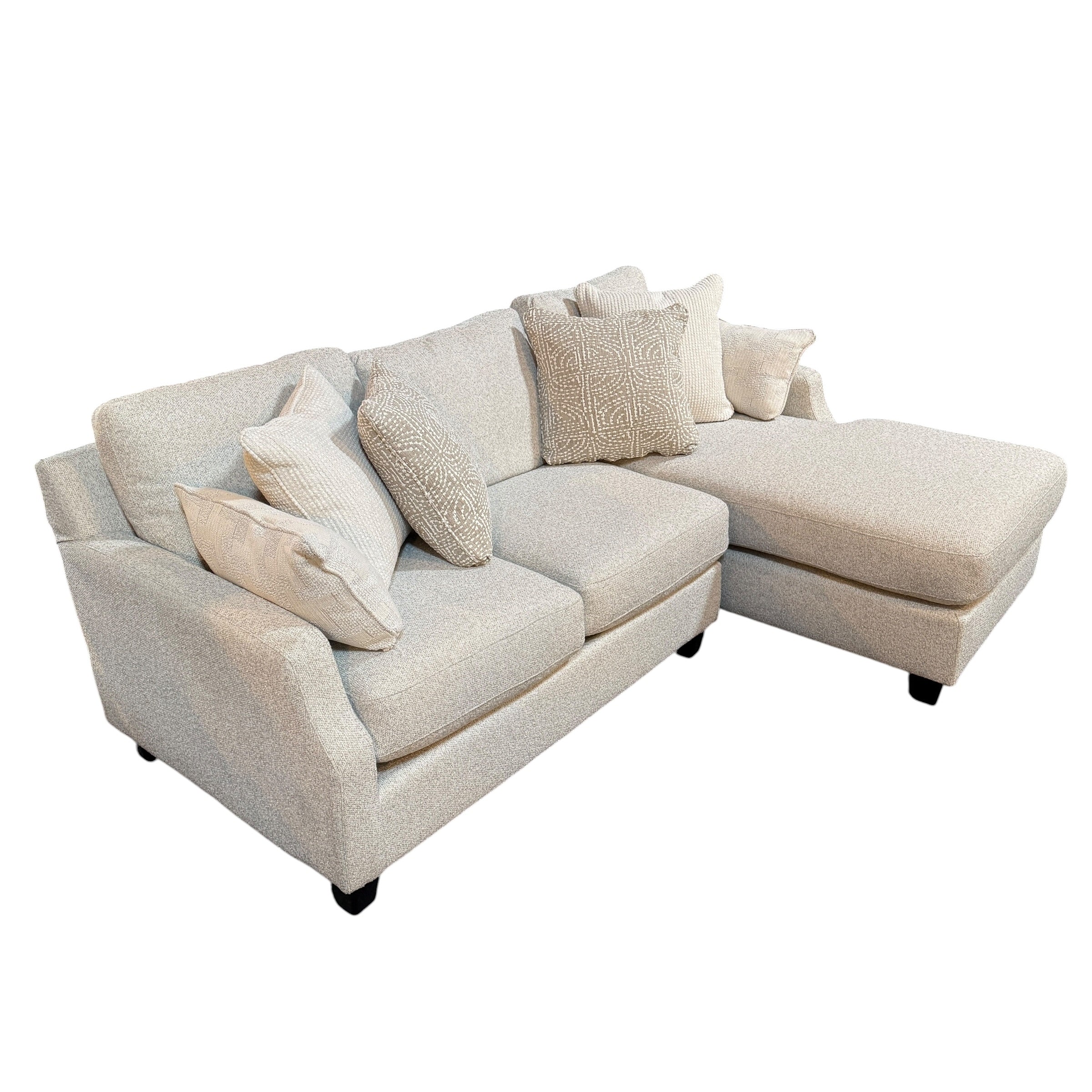 Pier Sectional with RAF Chaise in Gray