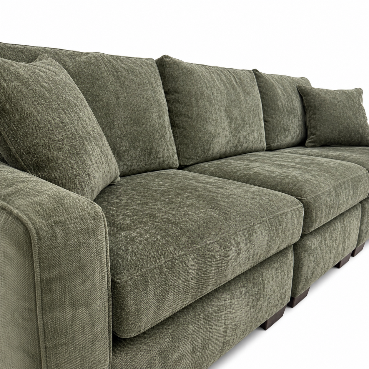 Alton 3 Pc Sofa in Olive Green