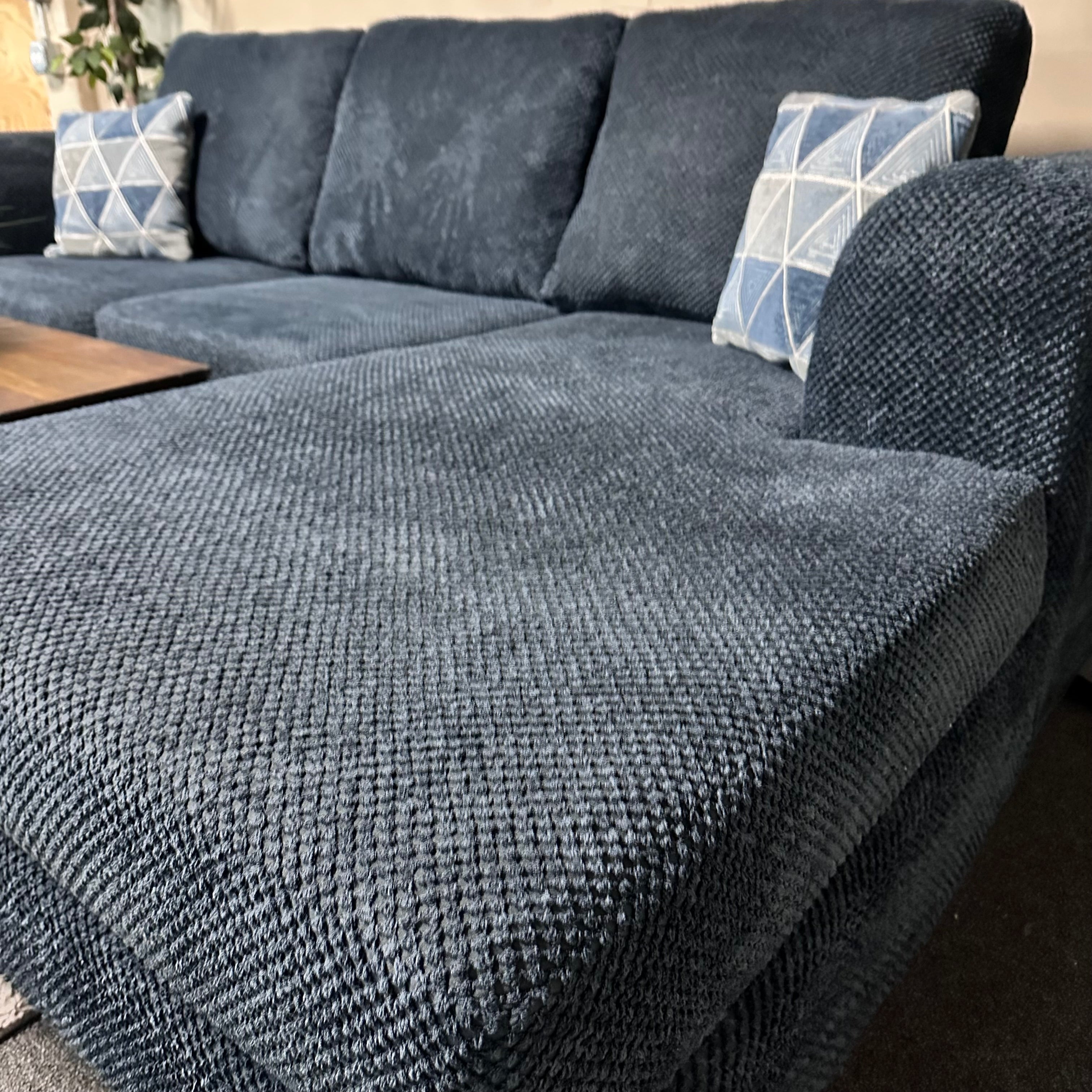 Sectional Sofa in Blue