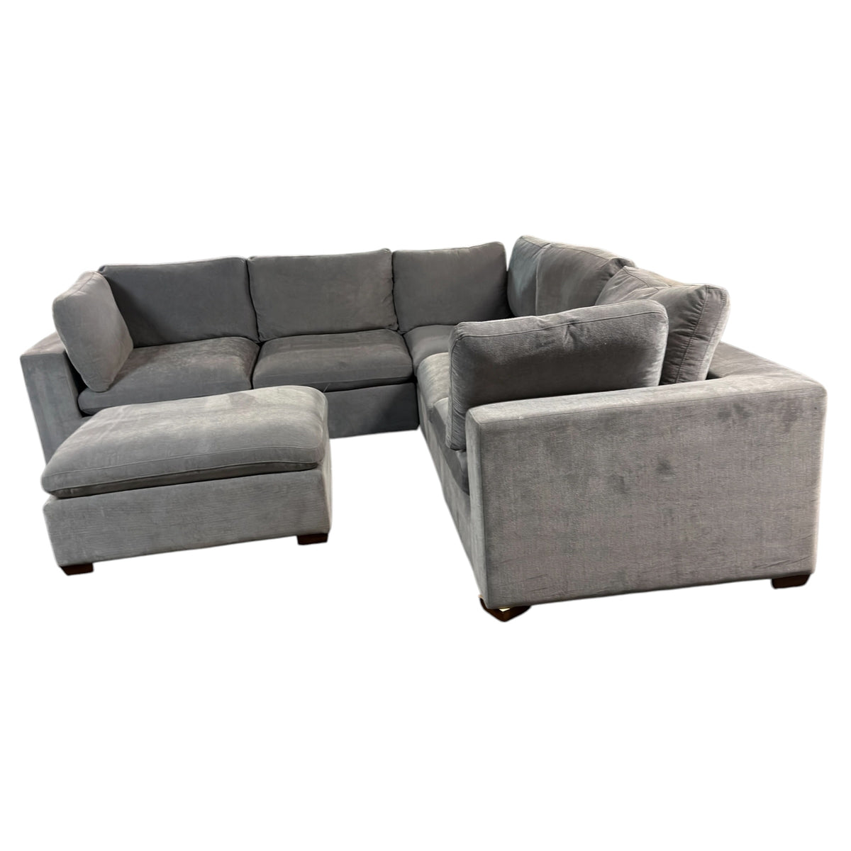 6 Piece Modular Sectional in Gray
