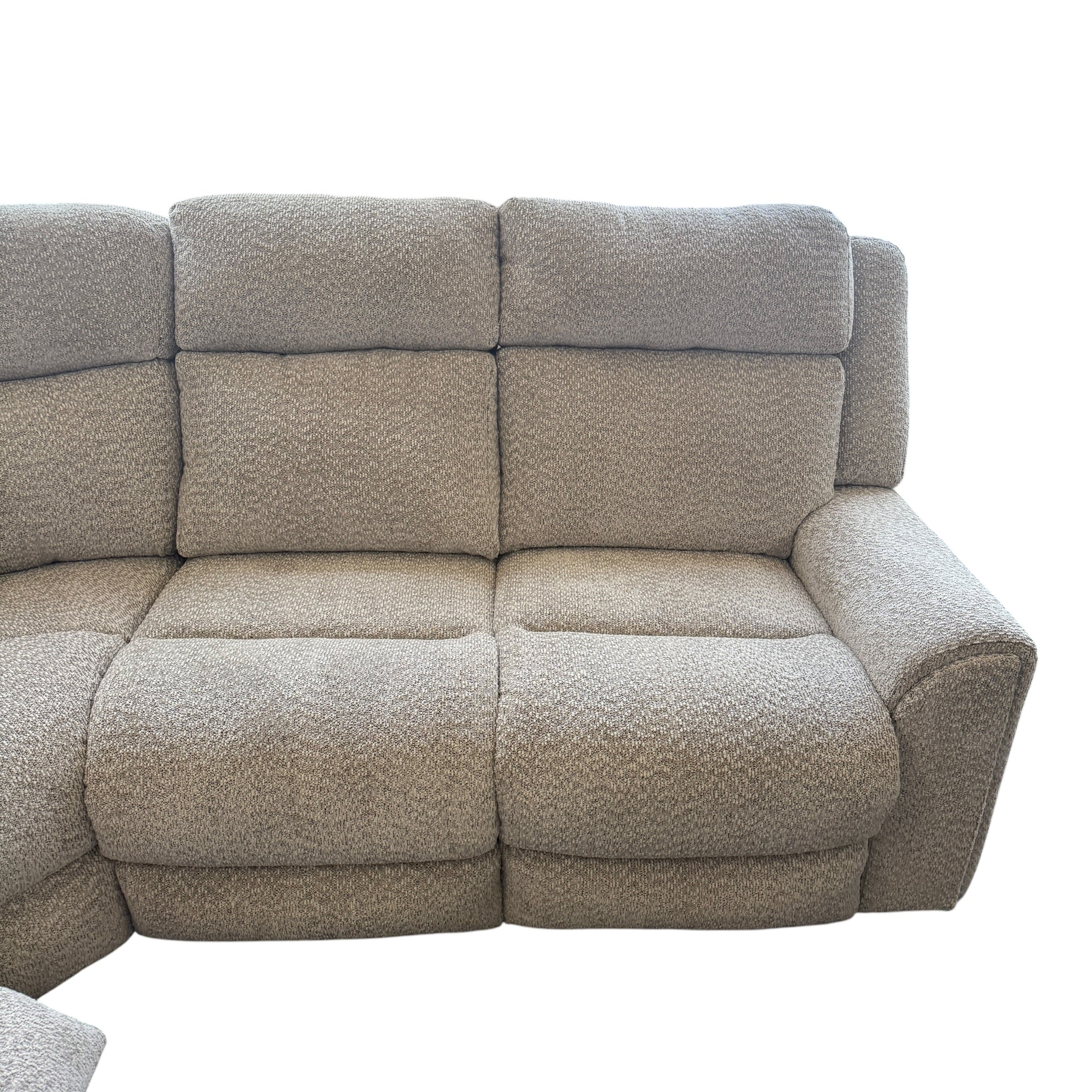 Recliner Sectional in Gray