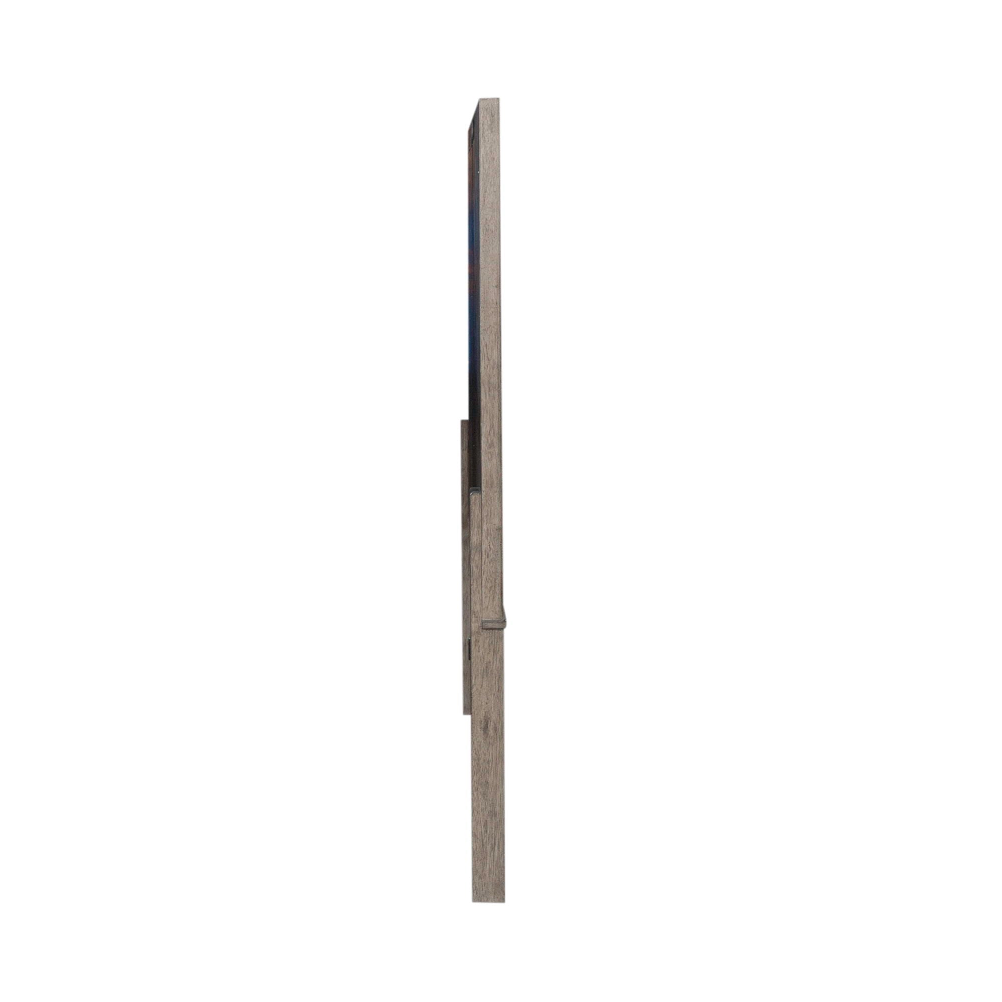 Skyview Lodge - King Panel Headboard - Cobblestone
