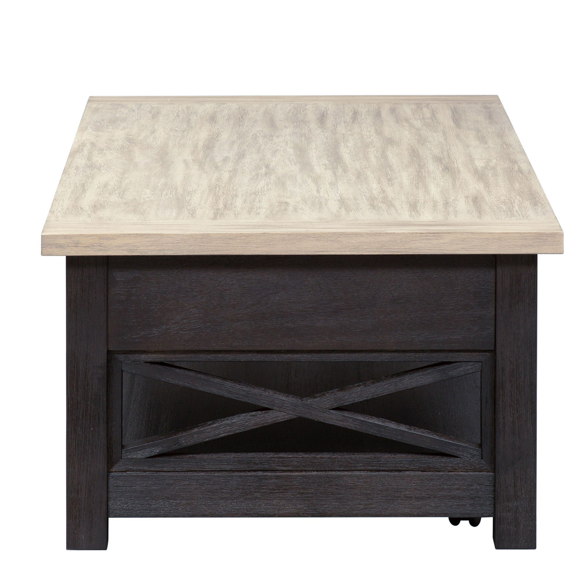 Heatherbrook - Lift Top Cocktail Table - Charcoal & Ash