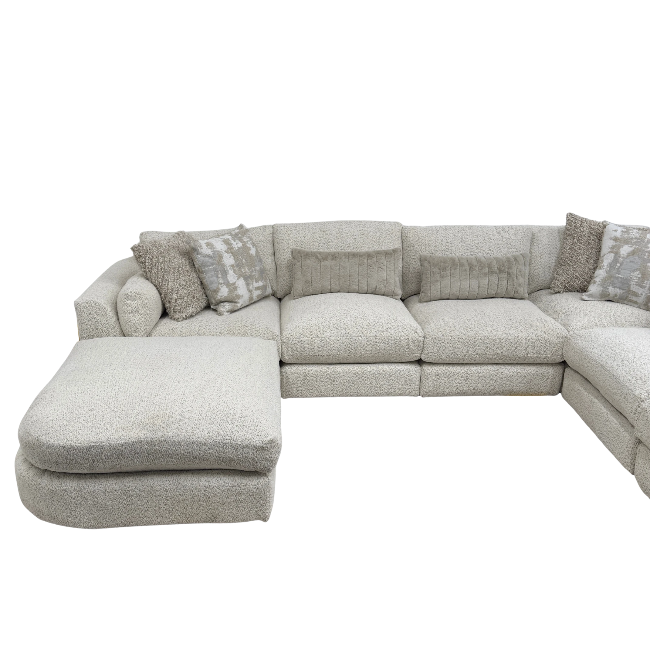 Juniper 6-Piece U-Shape Sectional with Ottoman