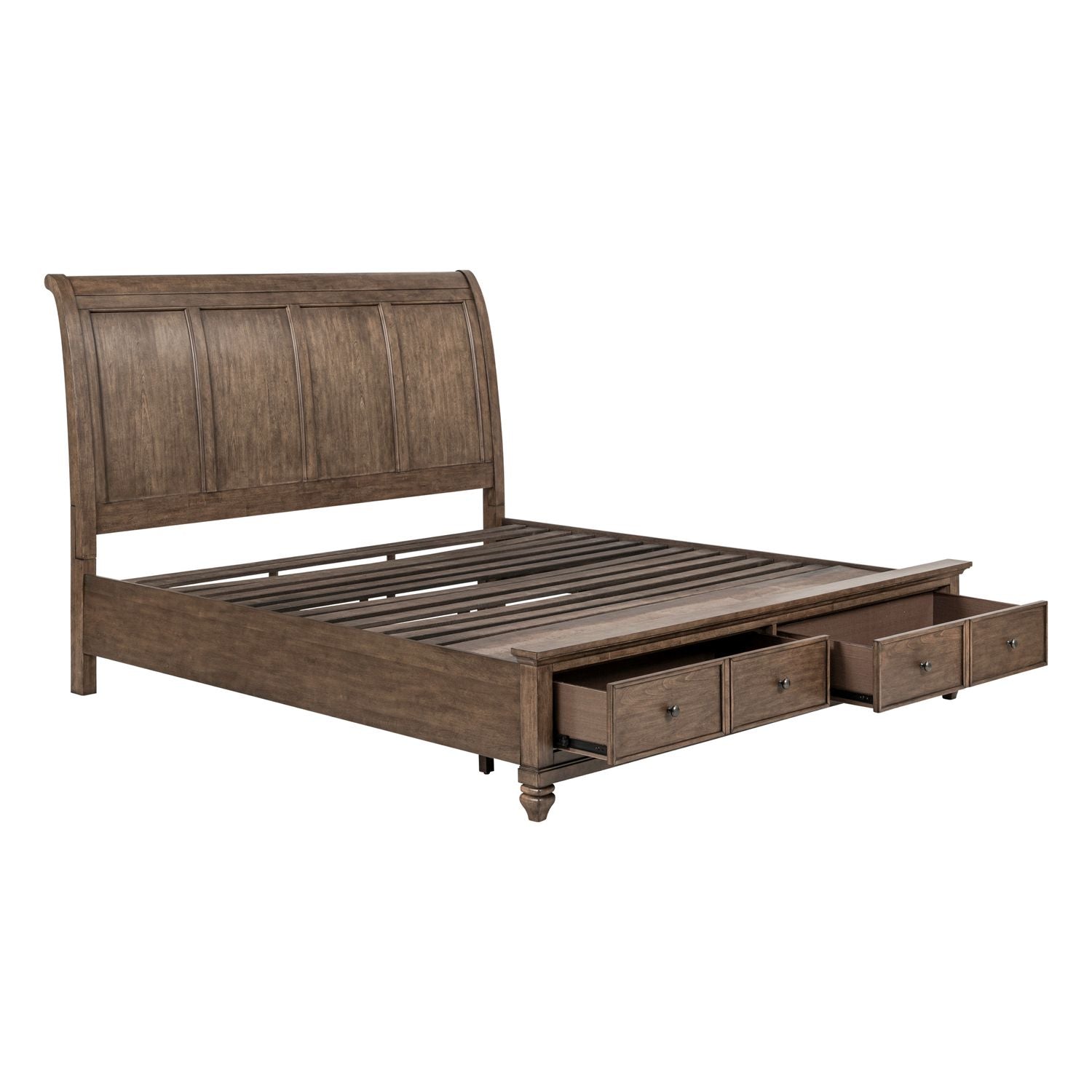 King Storage Bed
