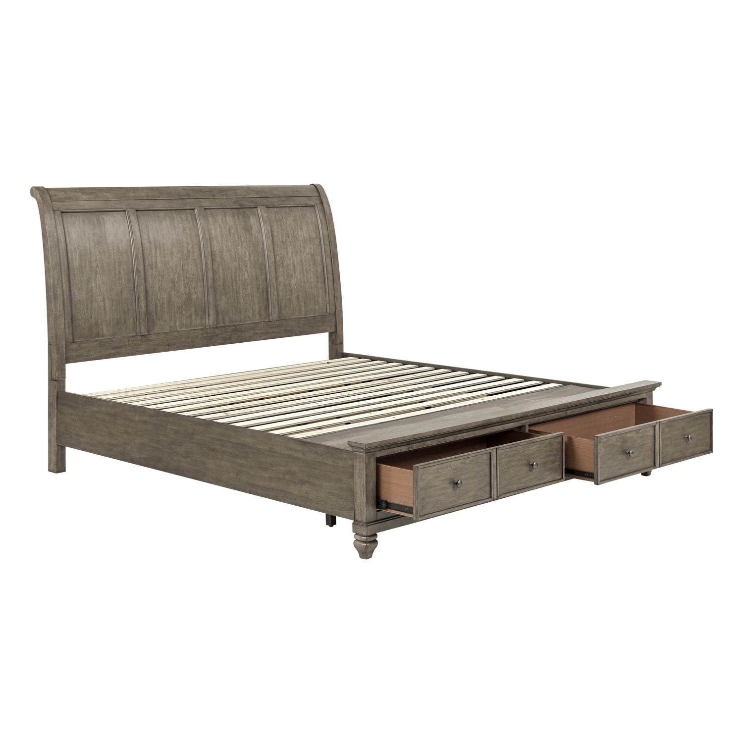 King Storage Bed