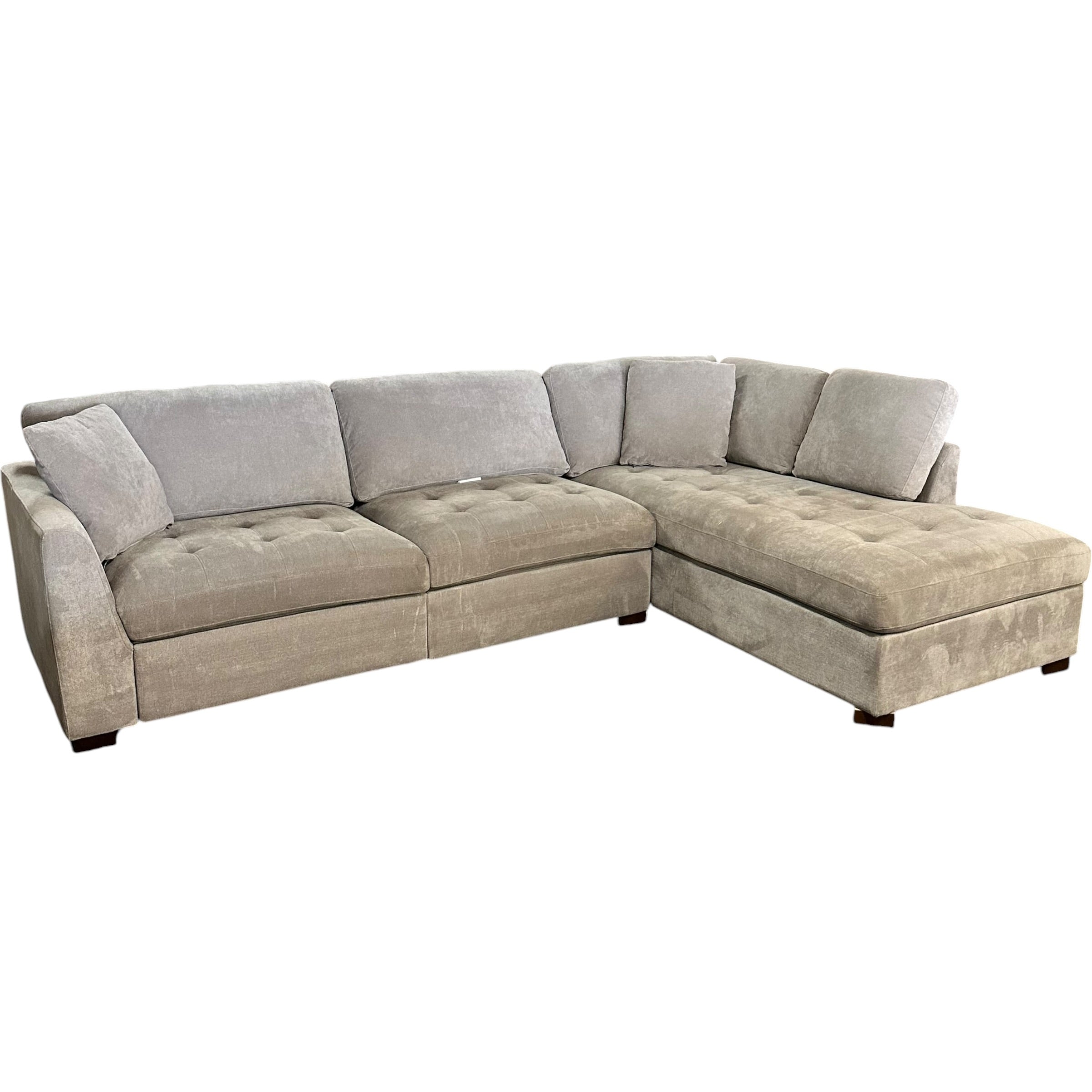 RAF Bumper Chaise Sectiobal with Electric Reclining Footrest