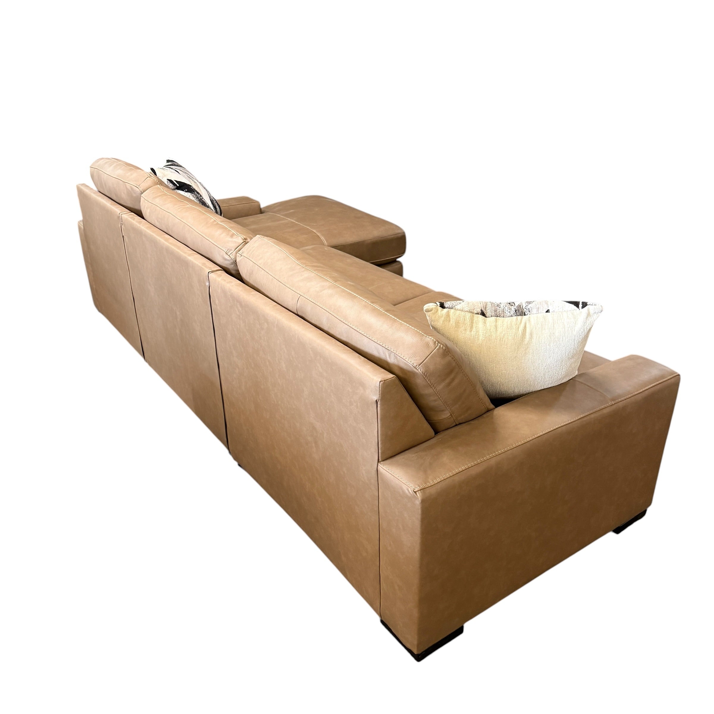 Corinne Leather Sectional