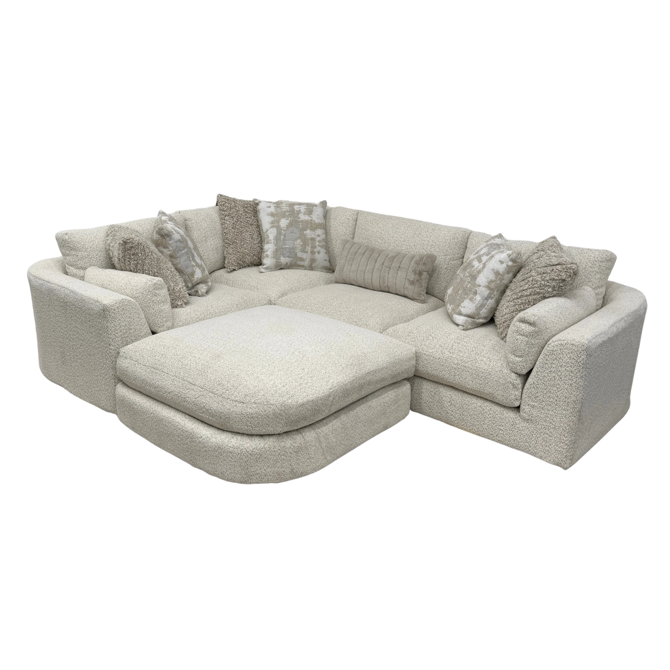 Juniper 4-Piece Sectional with Ottoman