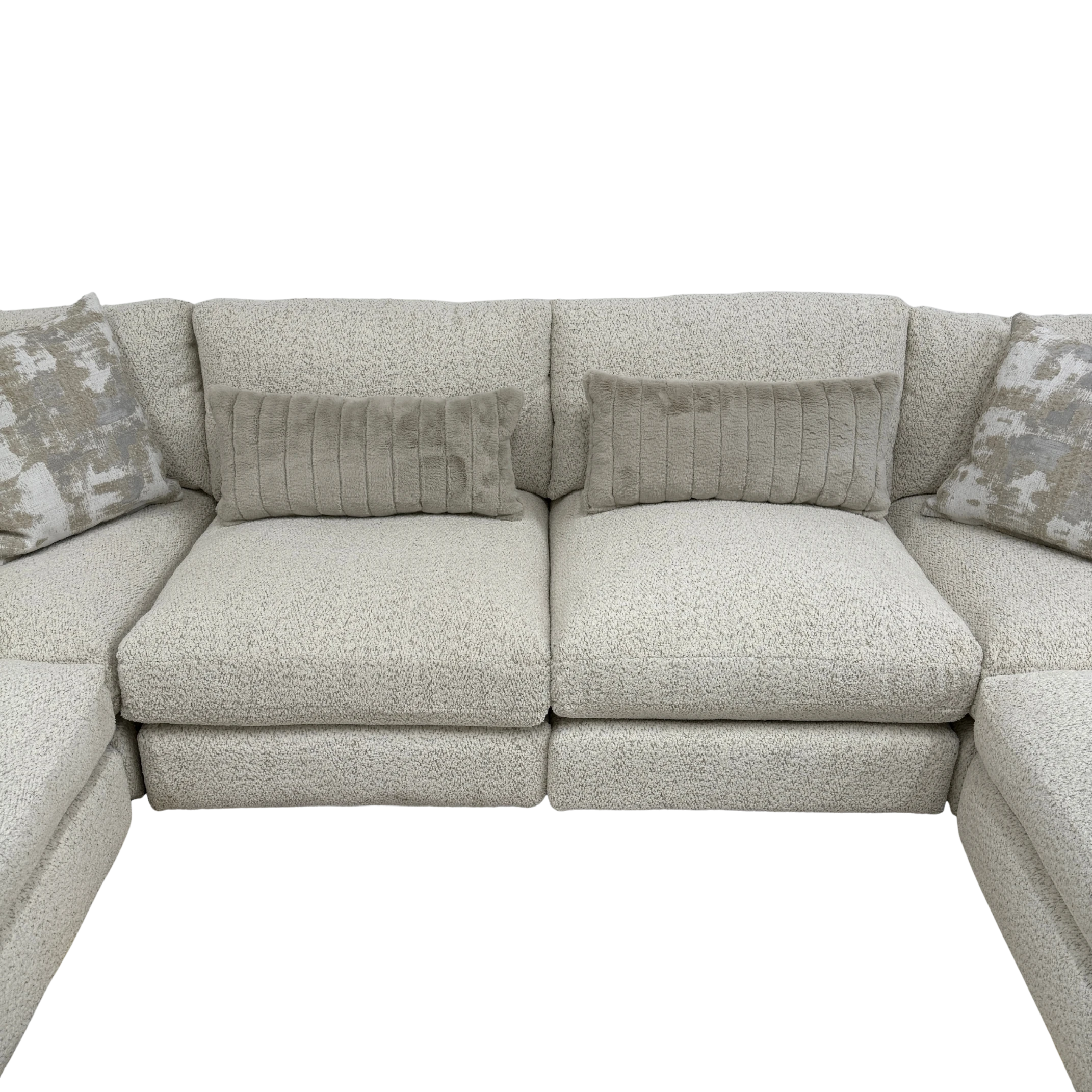 Juniper 4-Piece Sectional with 2 Ottomans