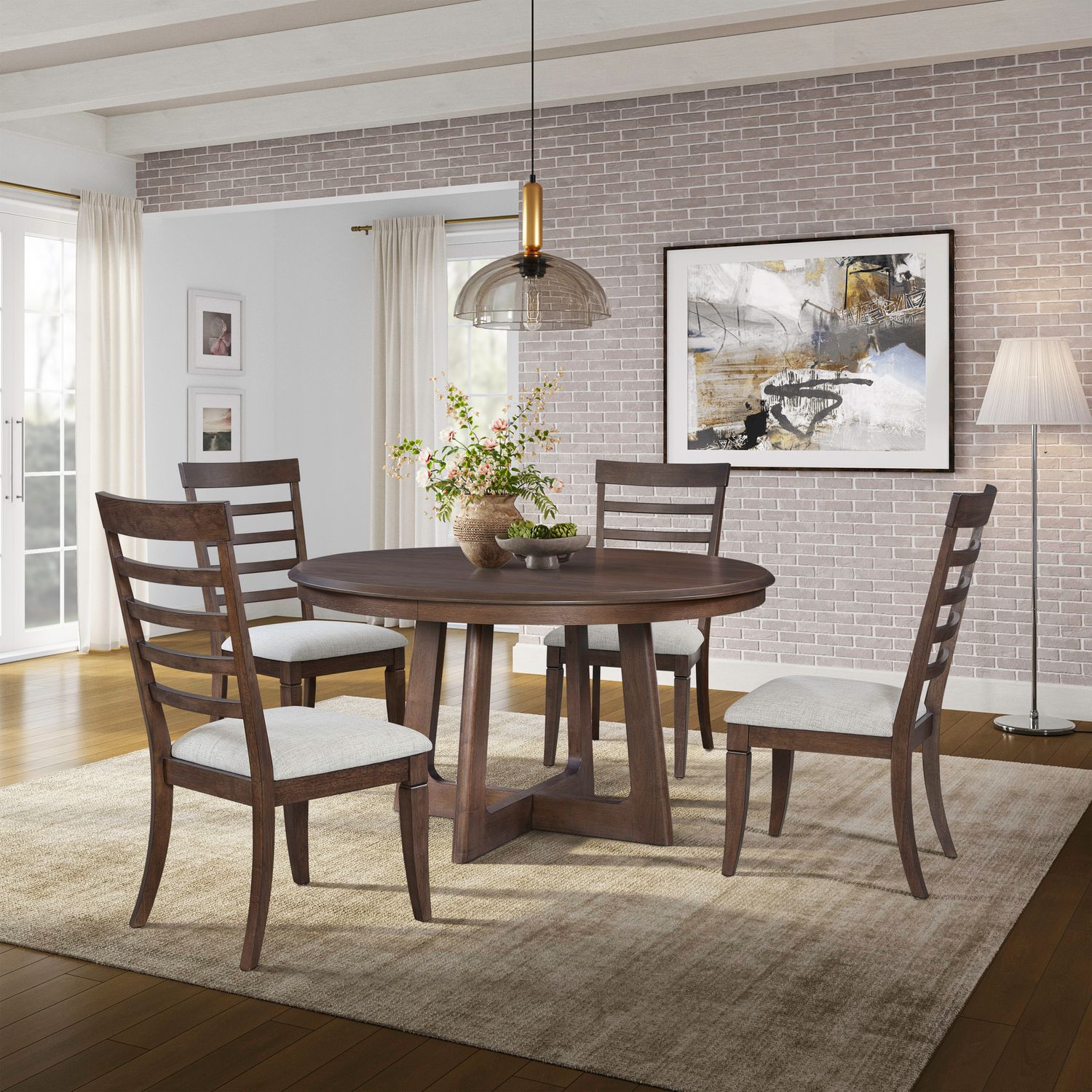 Opt 5 Piece Round Table Set