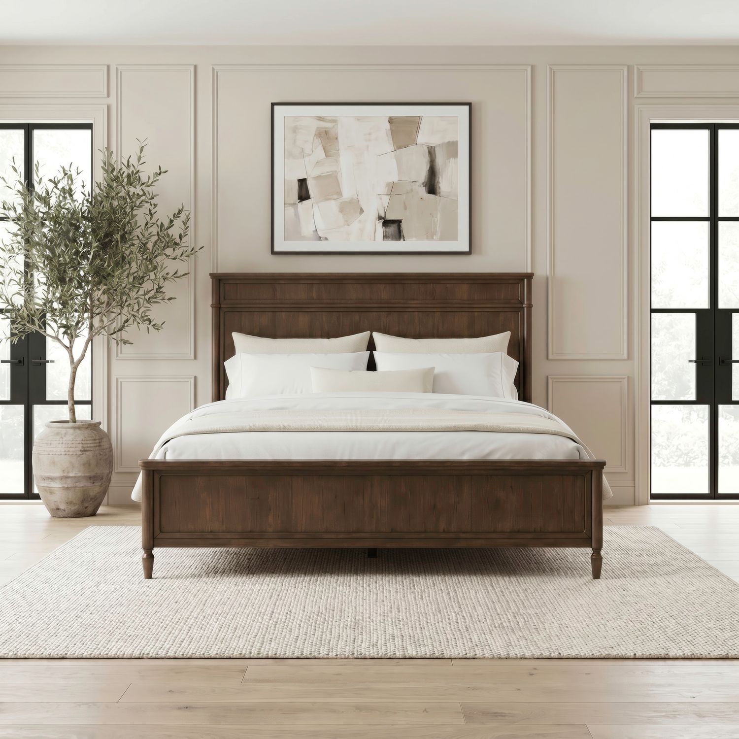Queen Panel Bed