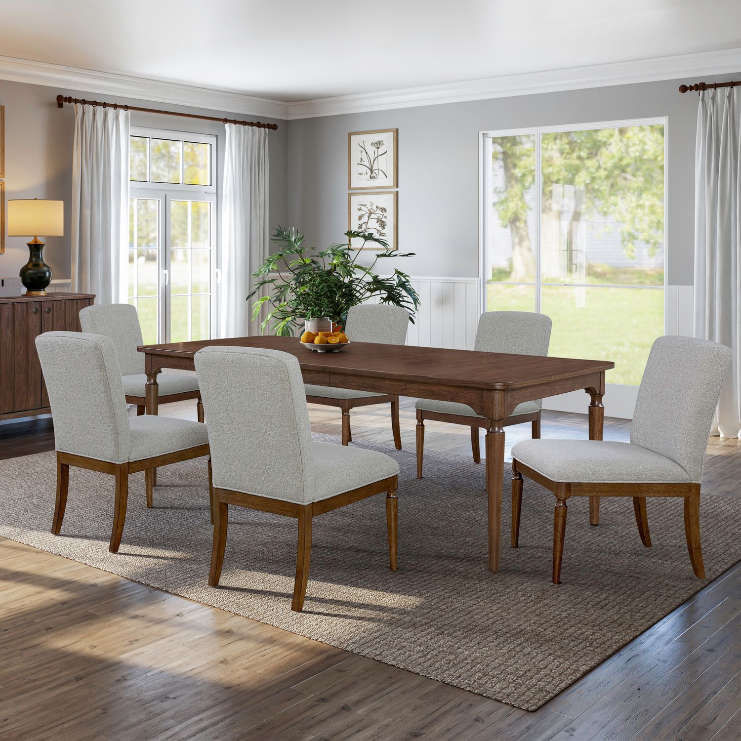 Opt 7 Piece Rectangular Table Set