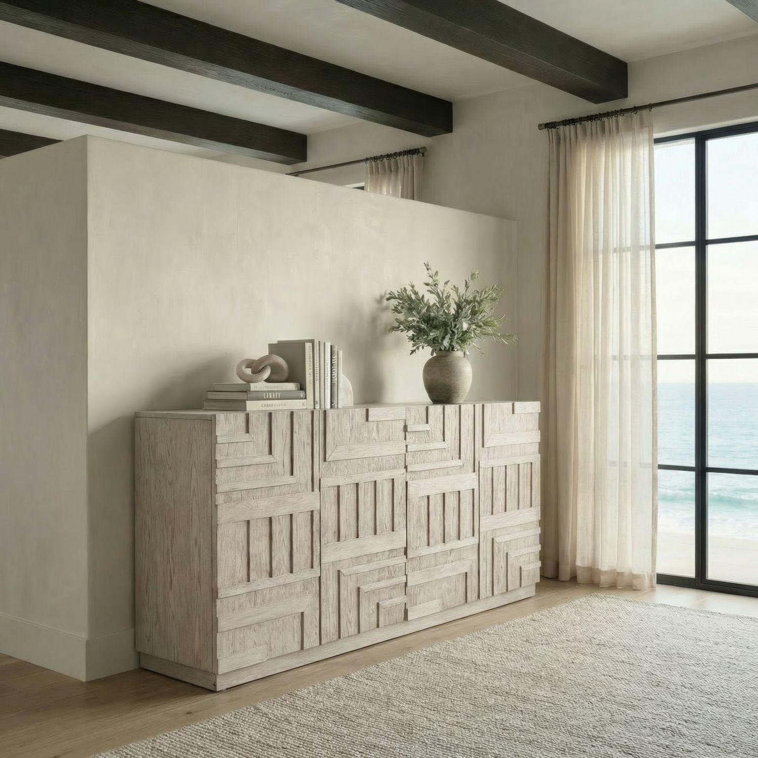 4 Door Accent Cabinet