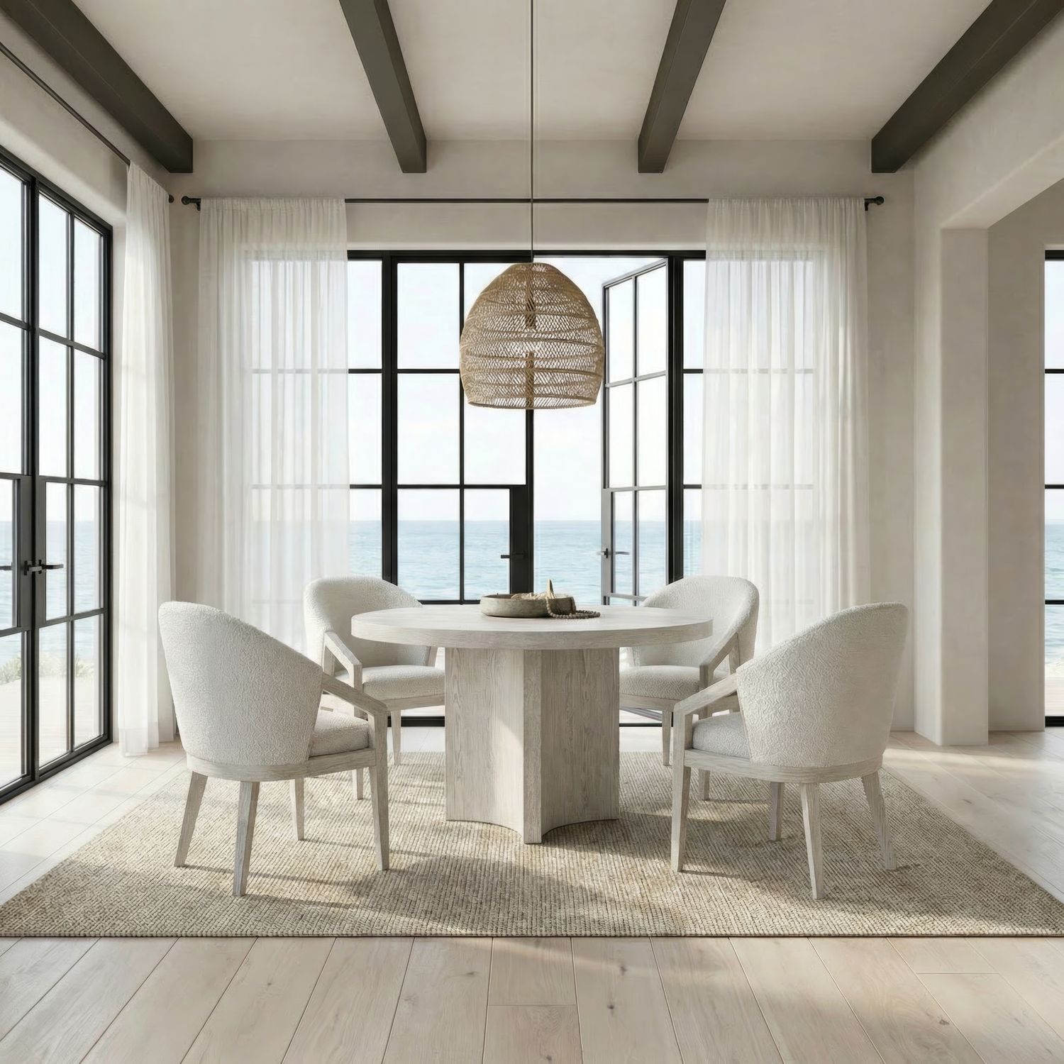 Opt 5 Piece Pedestal Table Set