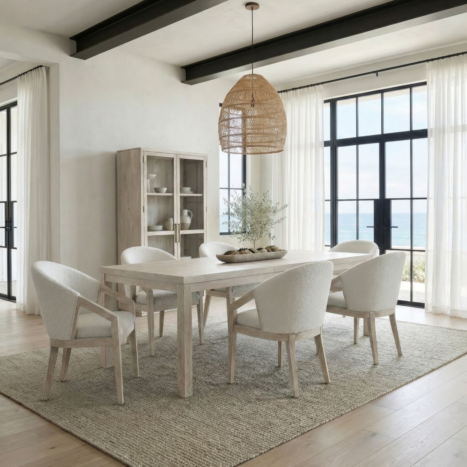 Opt 7 Piece Rectangular Table Set