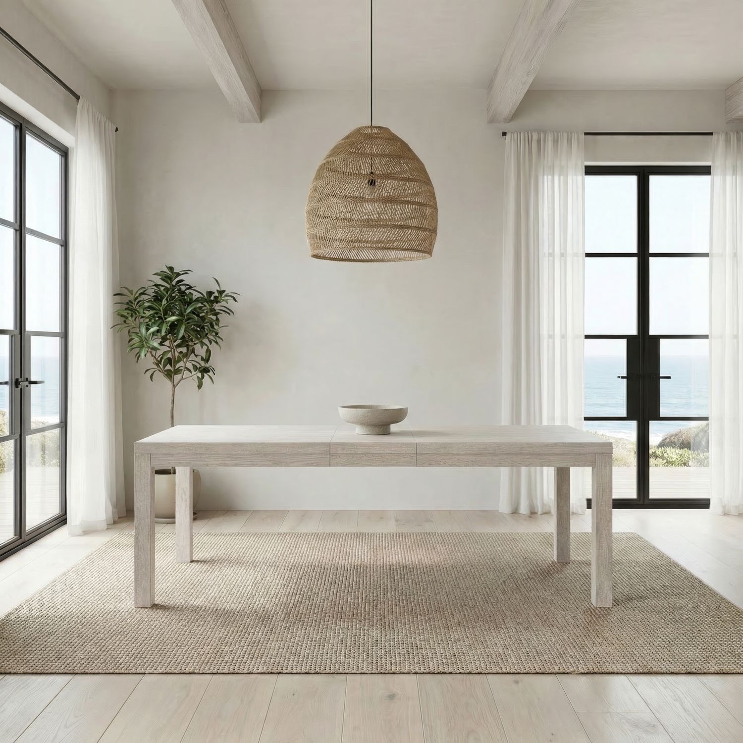 Rectangular Leg Table