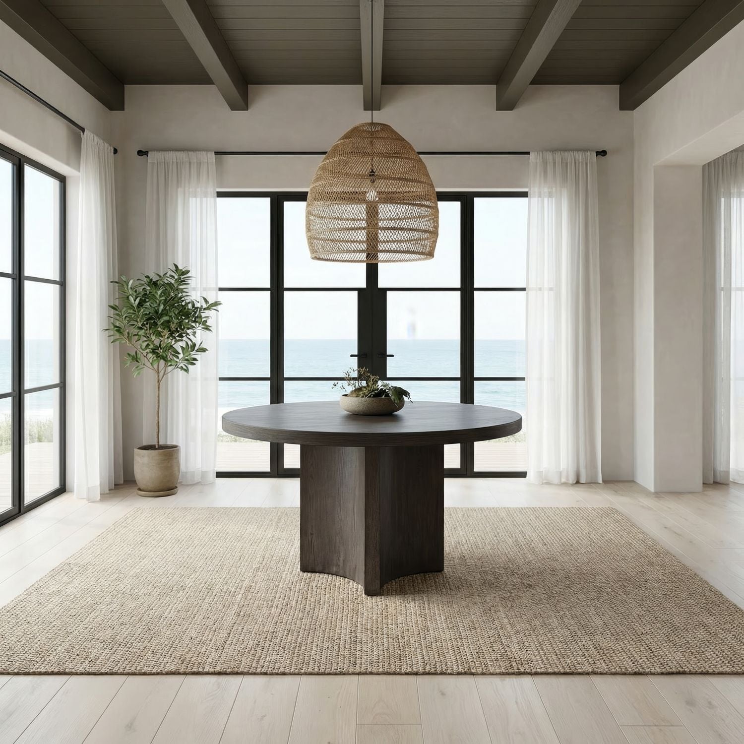Round Pedestal Table Base