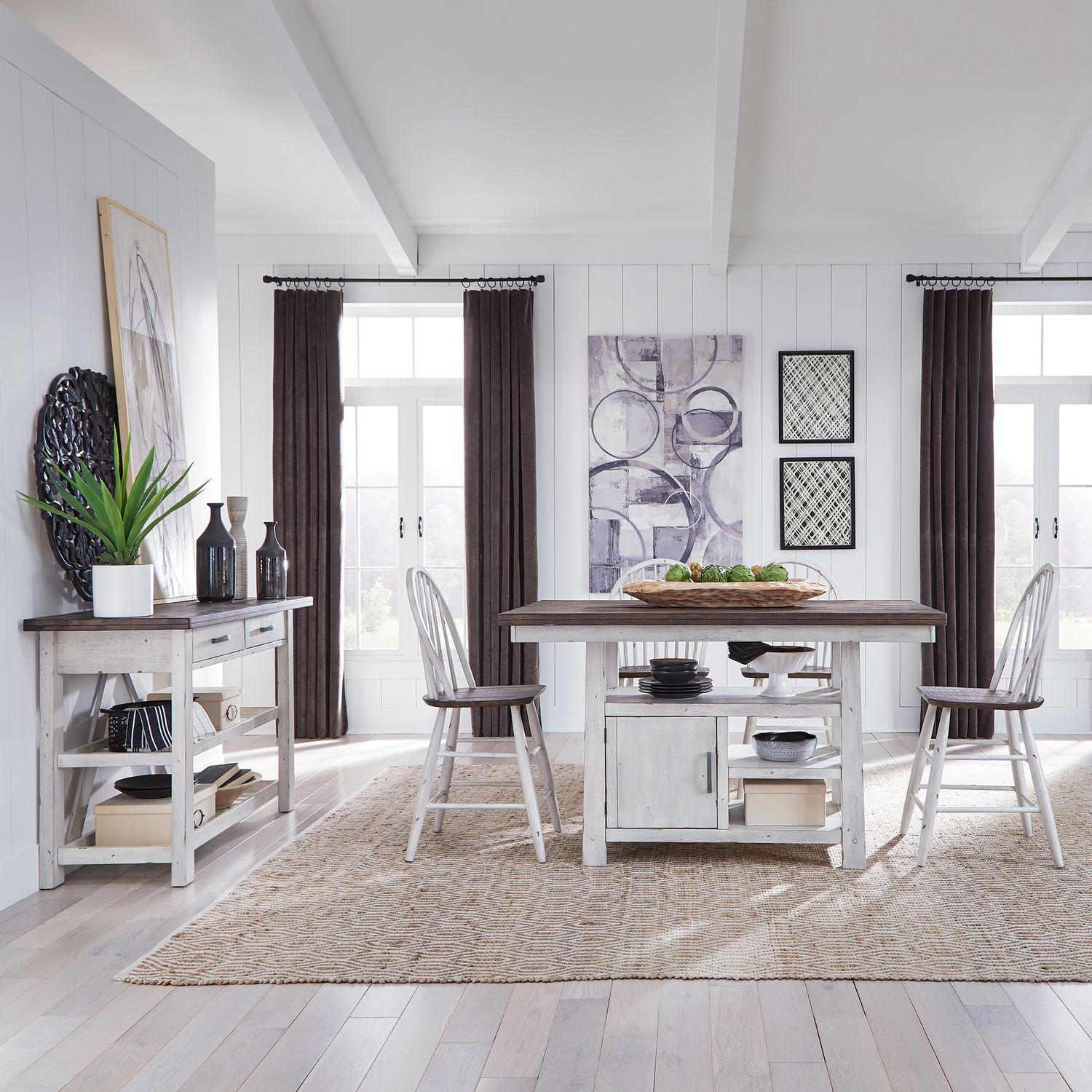5 Piece Gathering Table Set