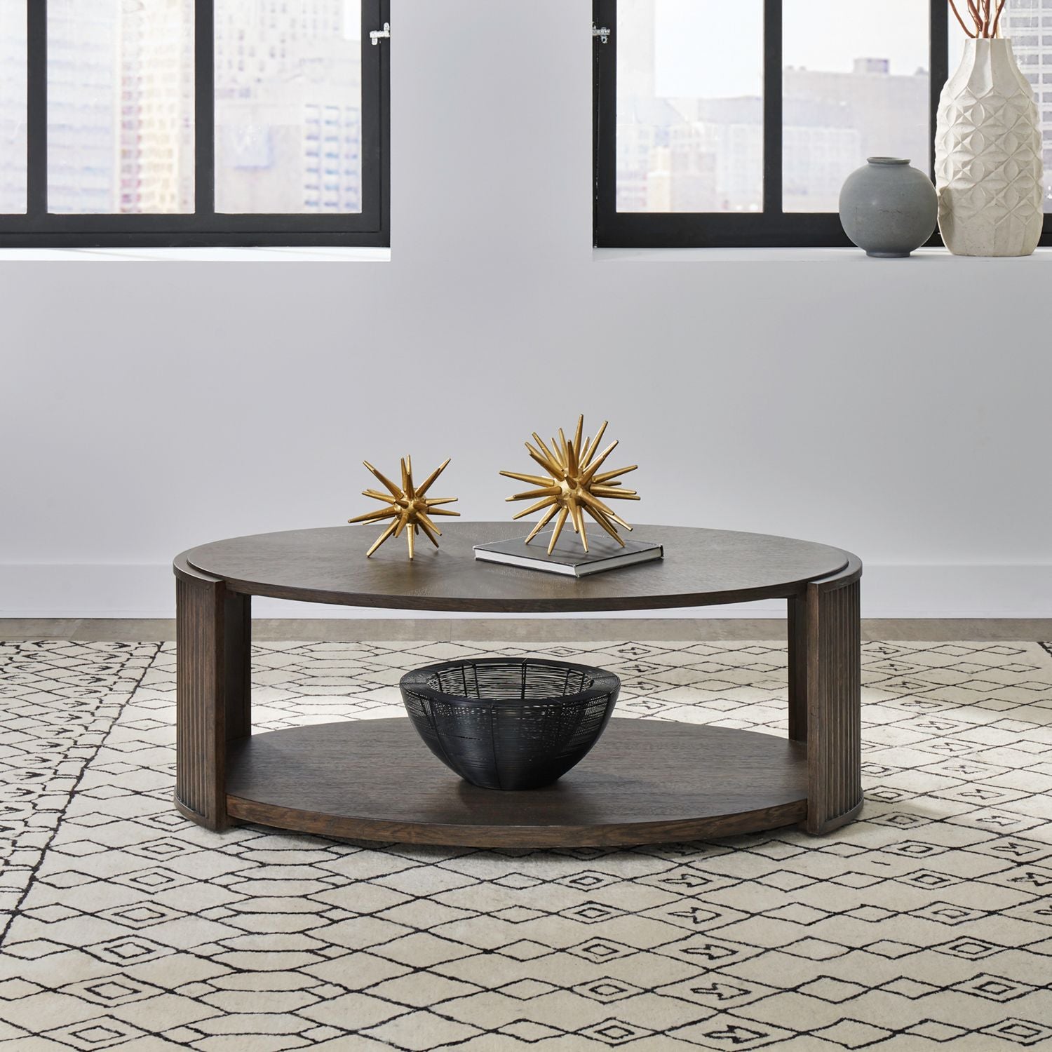 Oval Cocktail Table
