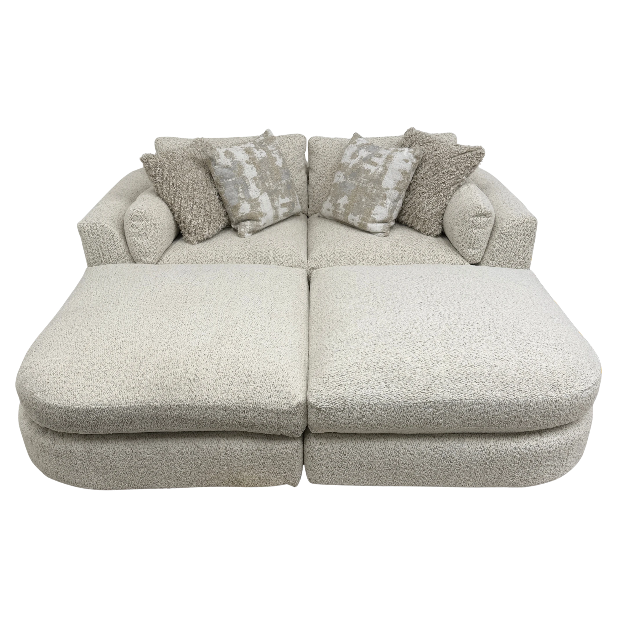 Juniper 2-Piece Loveseat with 2 Ottomans