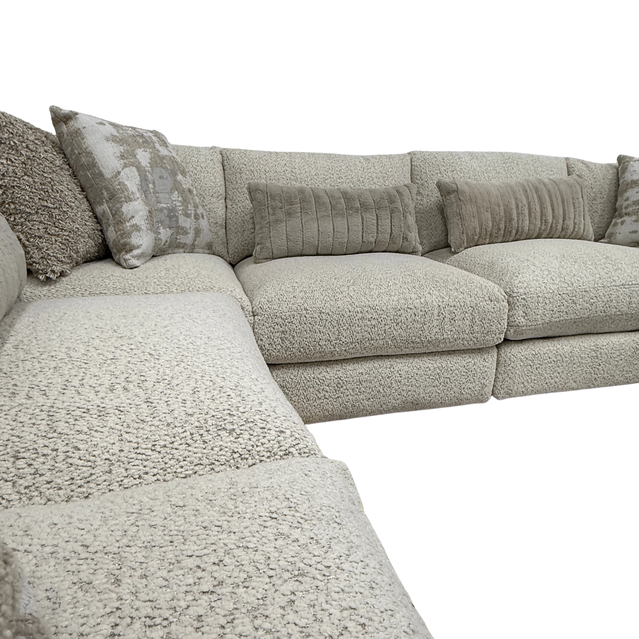 Juniper 6-Piece U-Shape Sectional with Ottoman